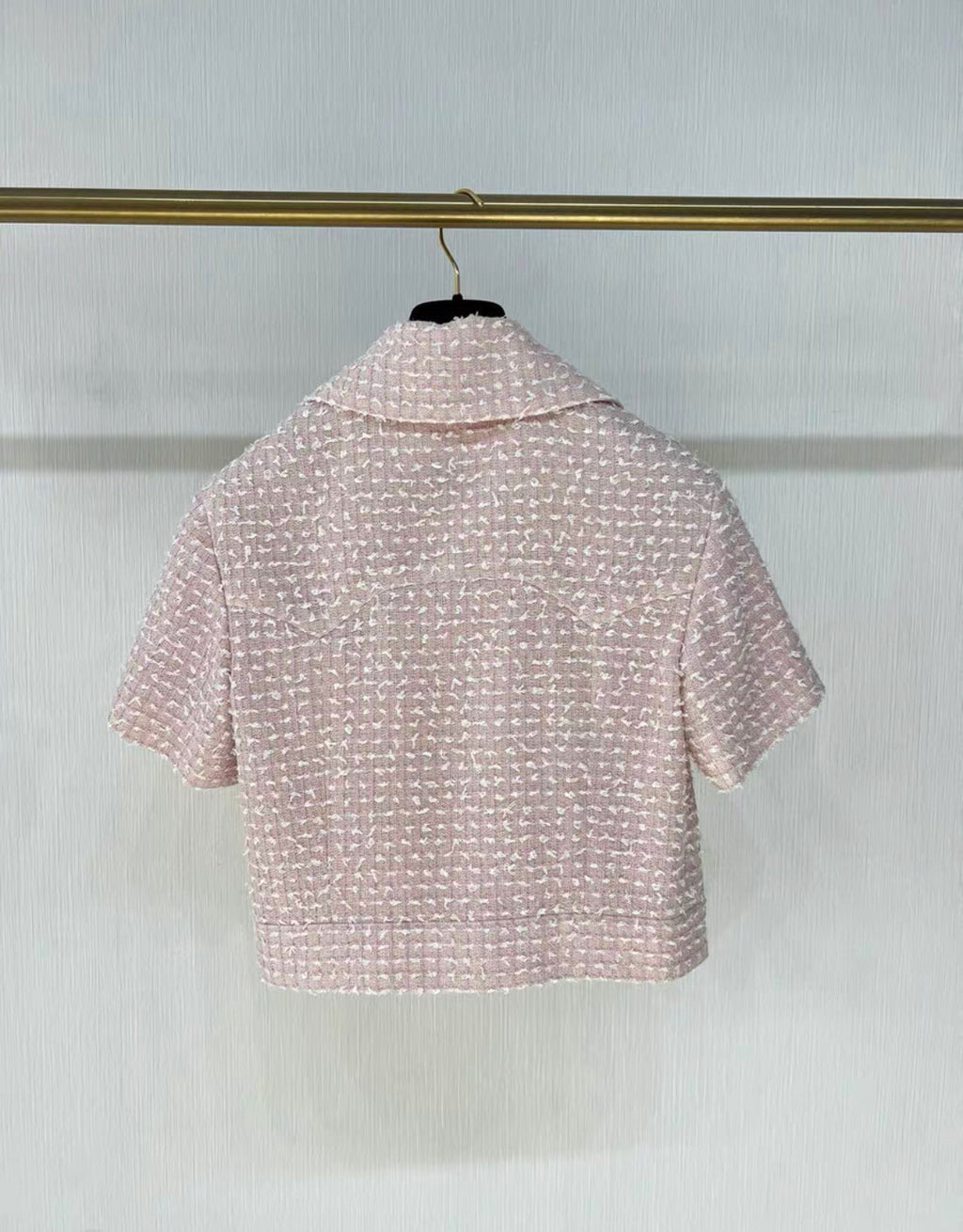 Chanel 24P Pink short sleeve jacket size 34