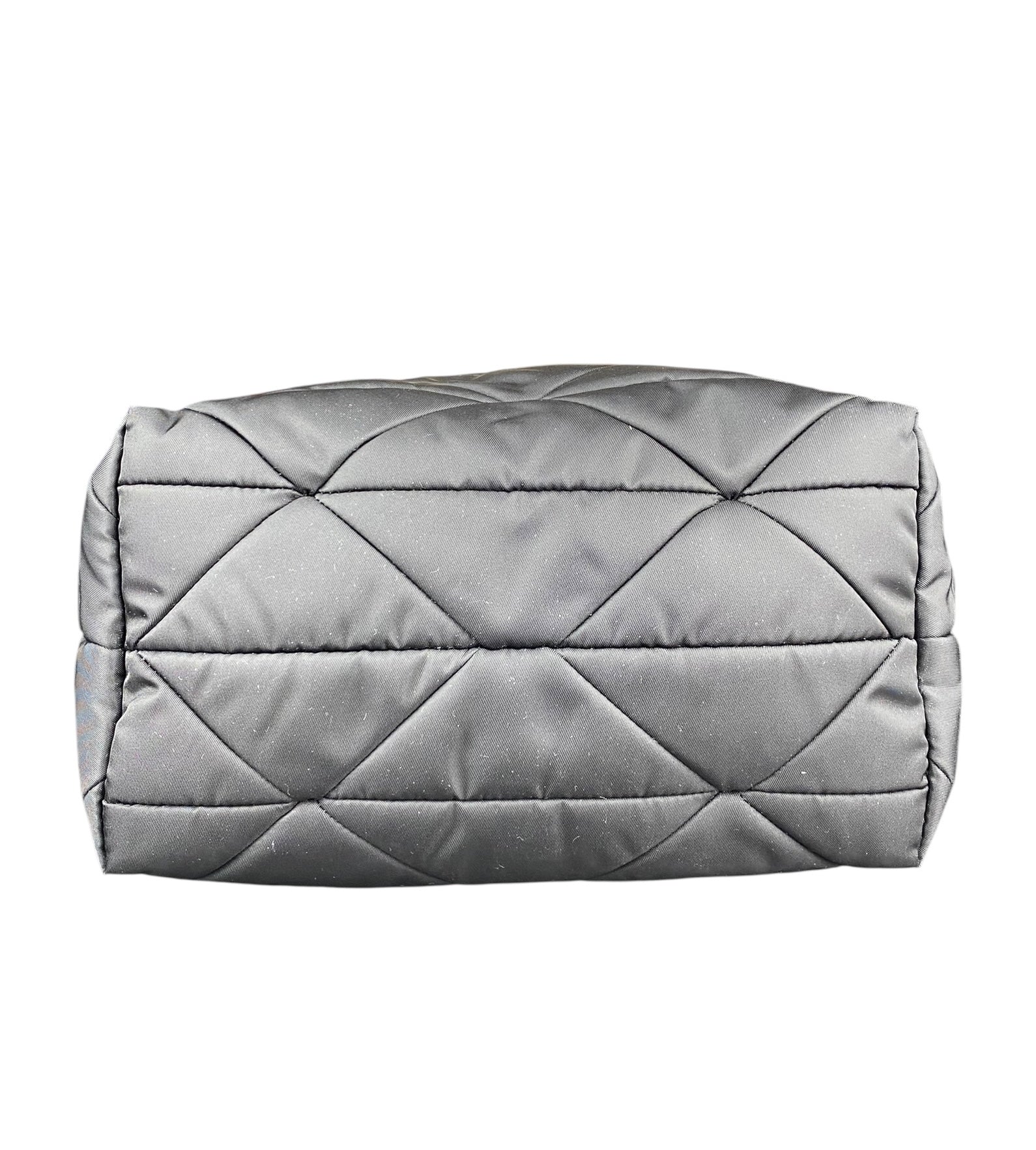 Prada Black Small Re-Nylon Padded Crossbody Tote Bag