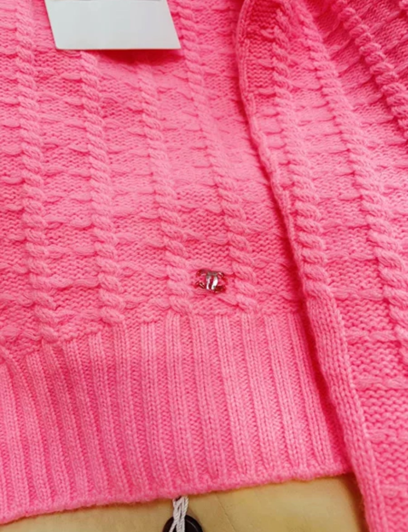 Chanel 23A pink pullover