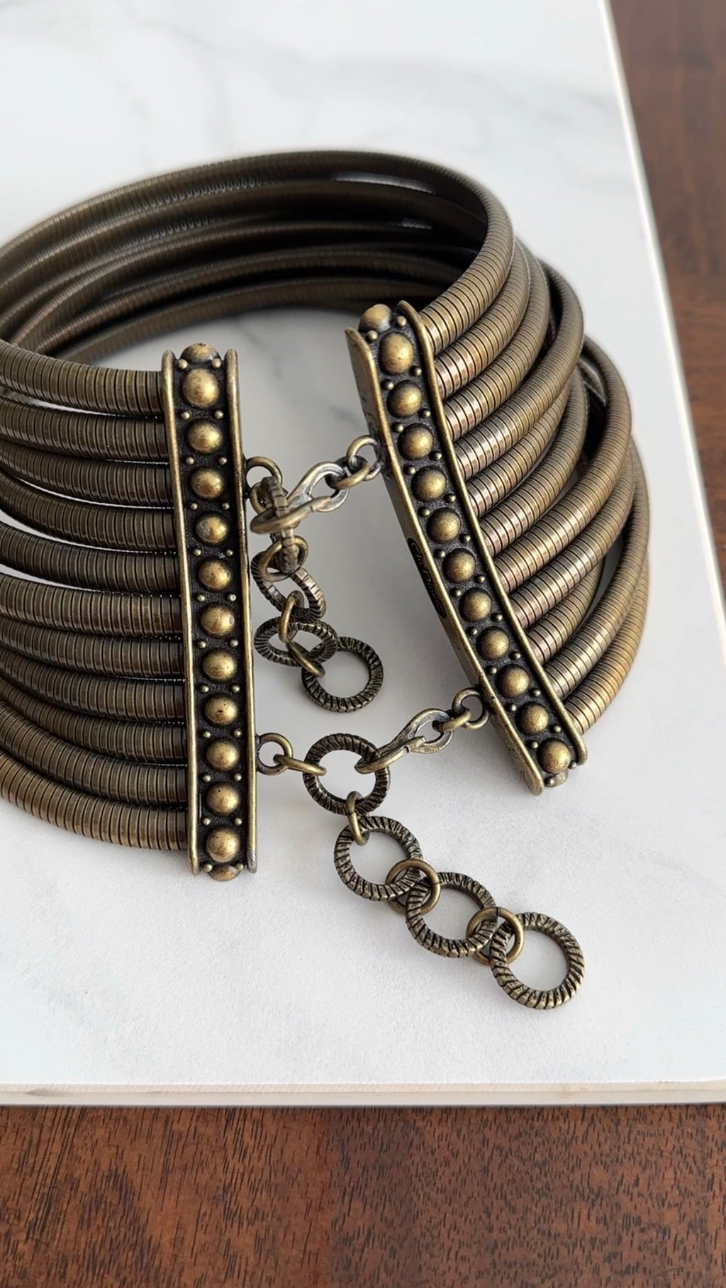 Christian Dior John Galliano Vintage 1997 Masai Choker Necklace