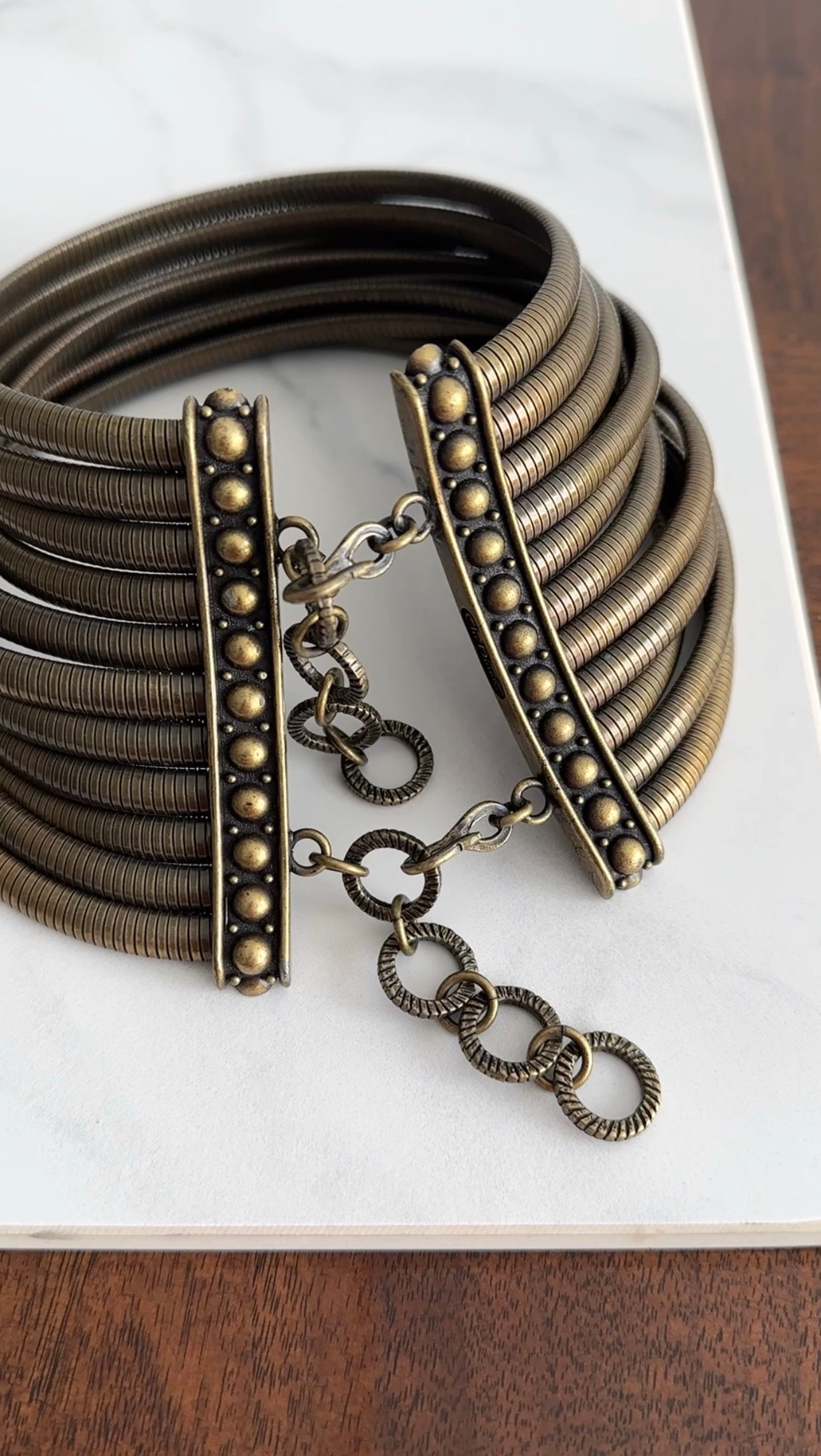 Christian Dior John Galliano Vintage 1997 Masai Choker Necklace