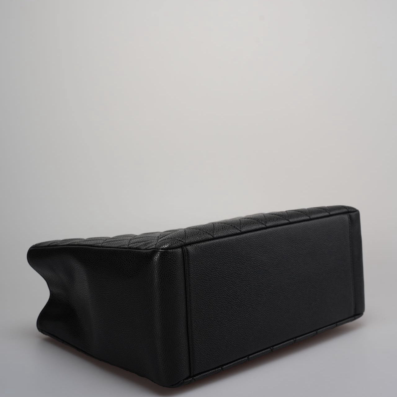 Chanel Medium Grand Shopping Tote Black GST Bag in caviar Leather with Gold Hardware from 2013