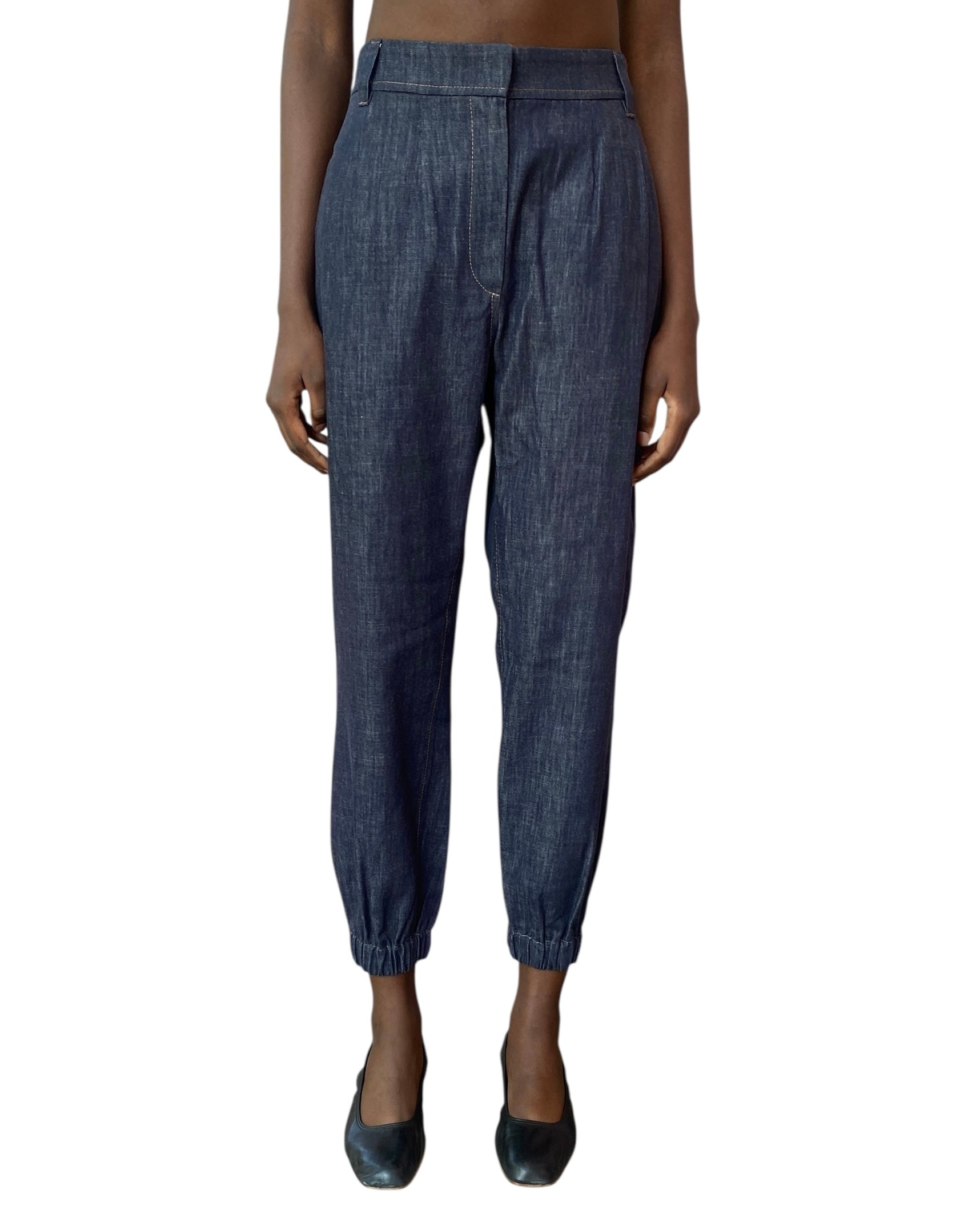 Brunello Cucinelli Dark Denim Jogger Pants - US 8