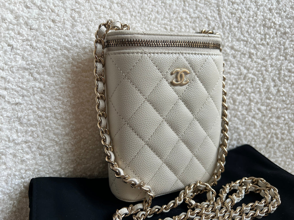 Chanel Caviar Mini Vanity Case Bag