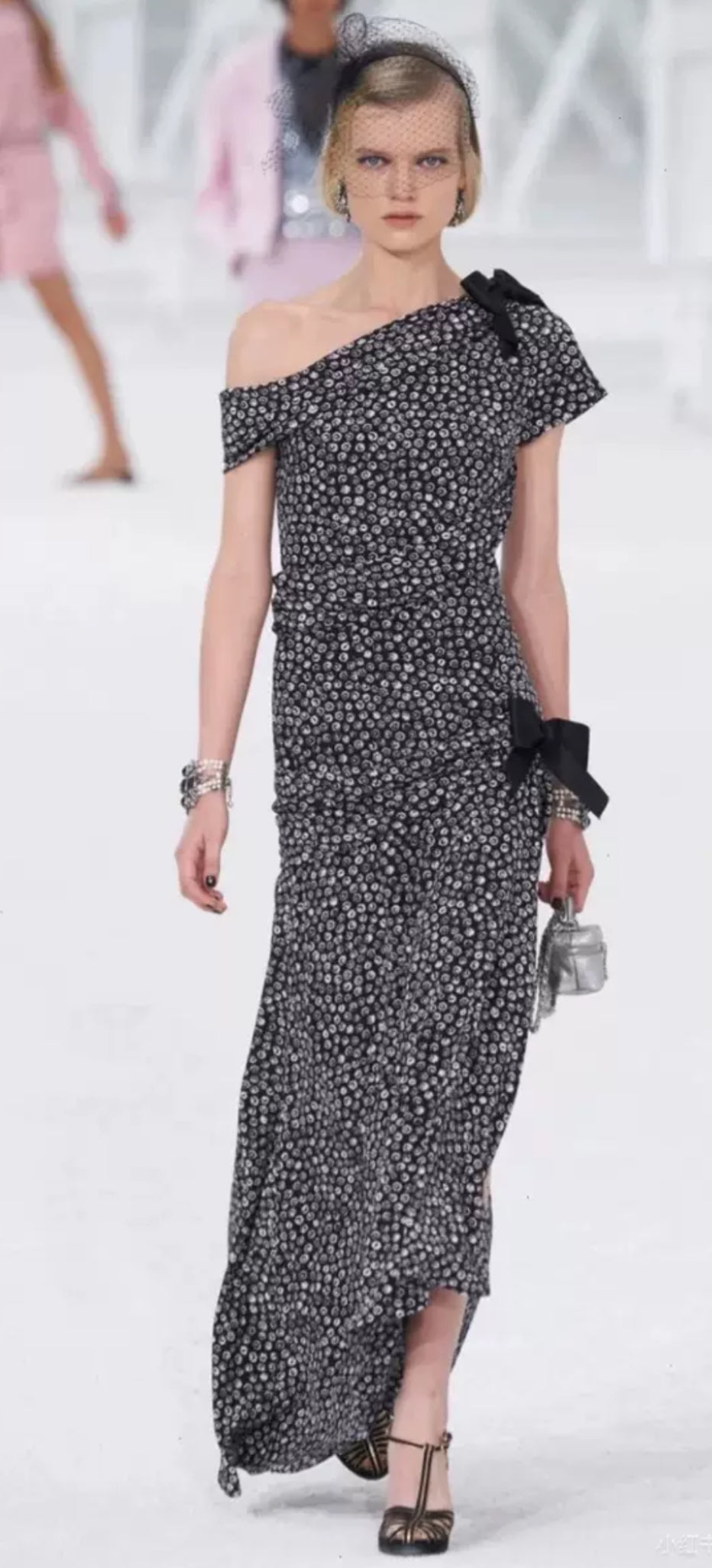 Chanel 21S Black & White Dress