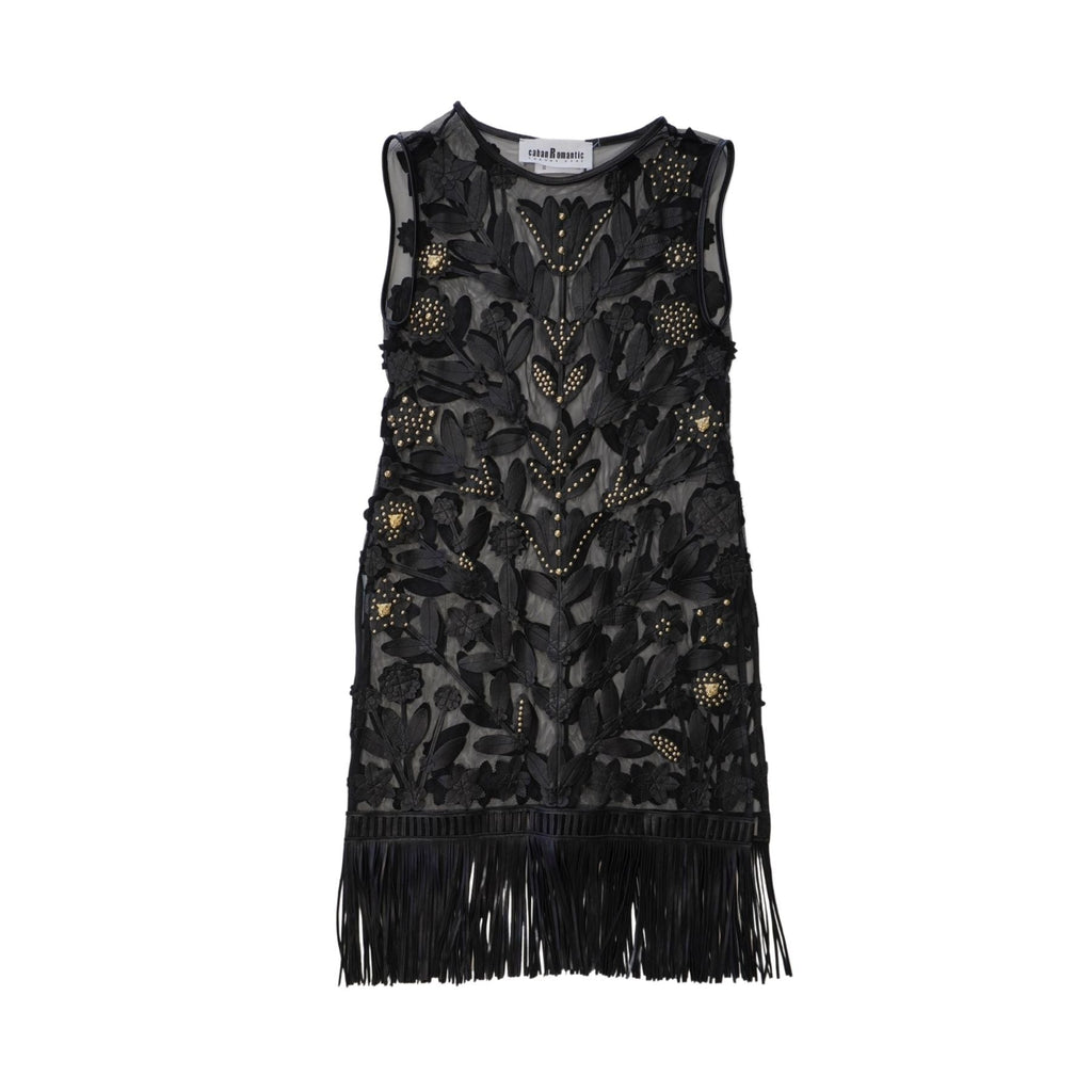 Caban Romantic Mesh Dress - Women's M