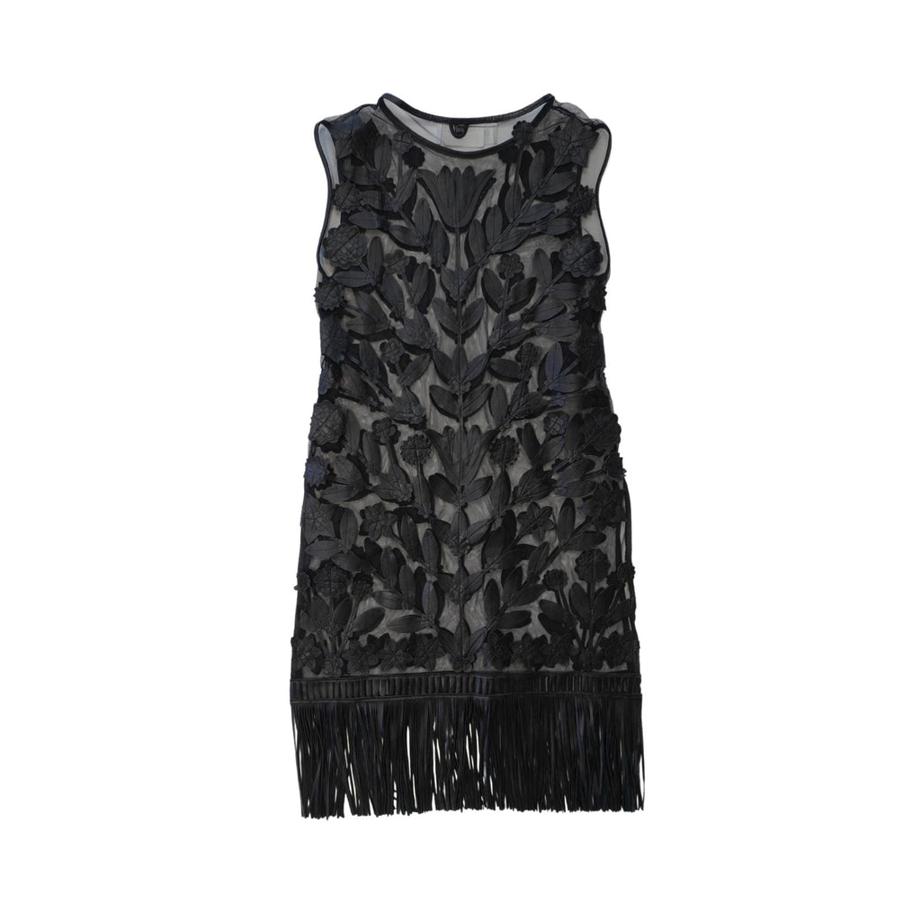 Caban Romantic Mesh Dress - Women's M