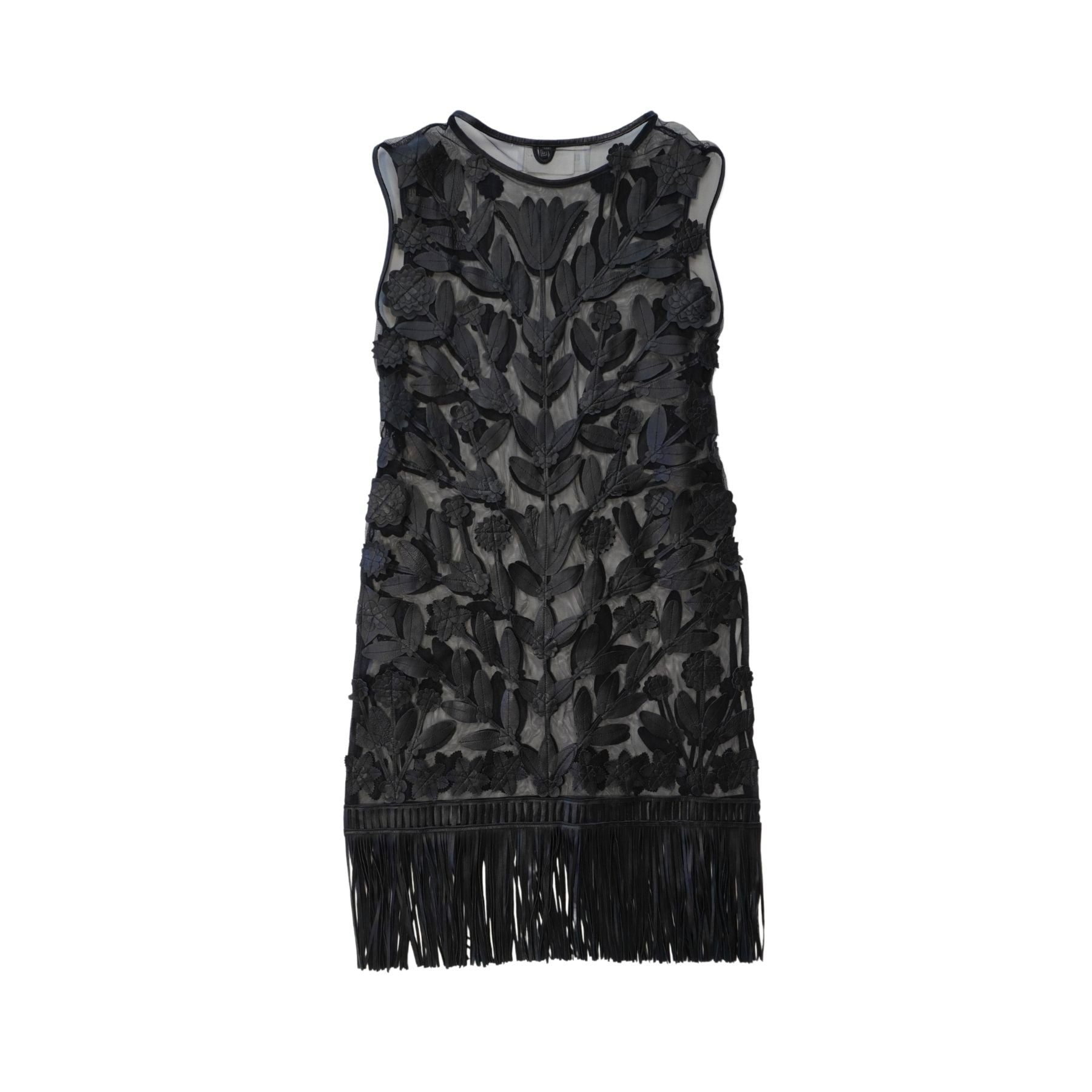 Caban Romantic Mesh Dress - Women's M