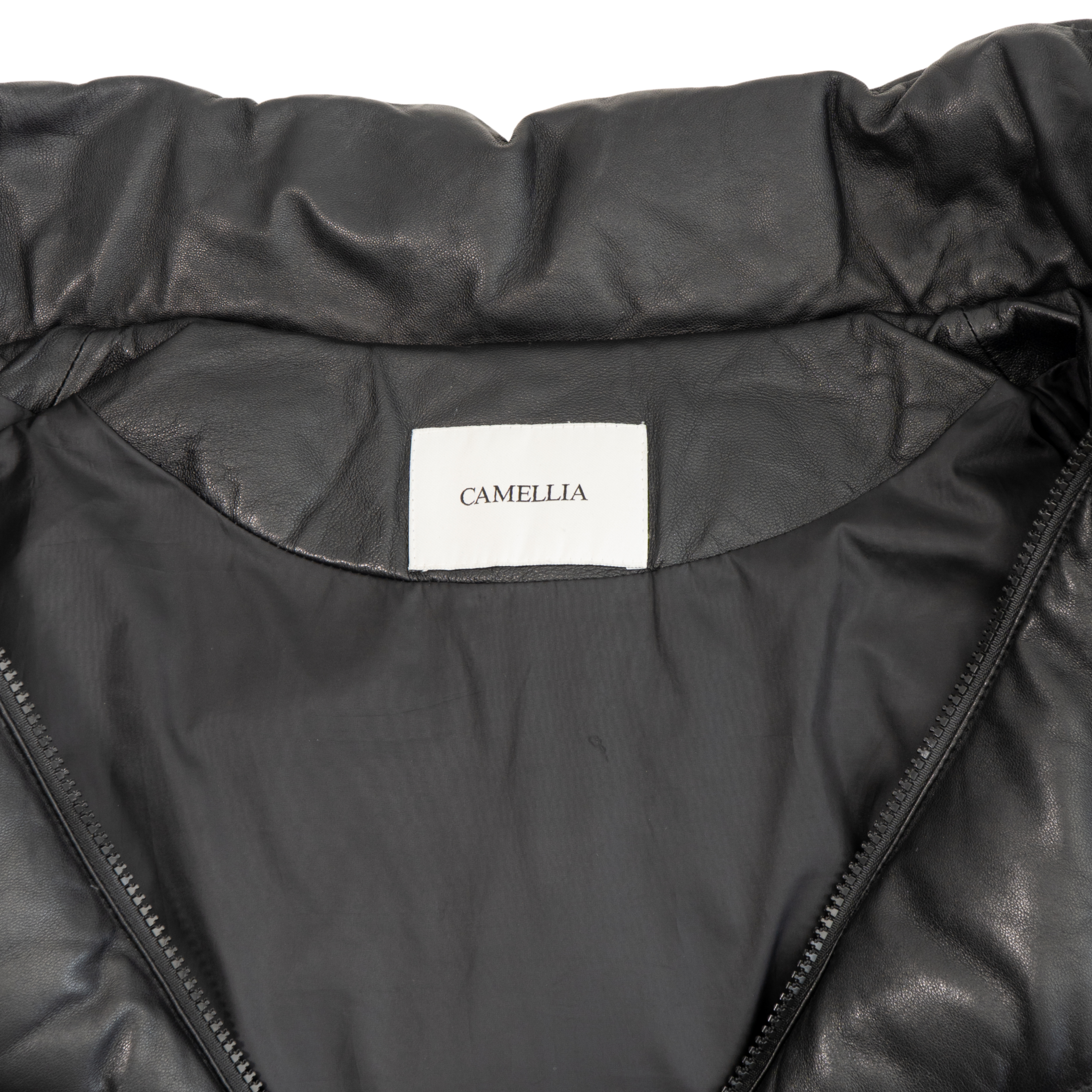 Camellia Quilted Leather Bomber Jacket - Women's S