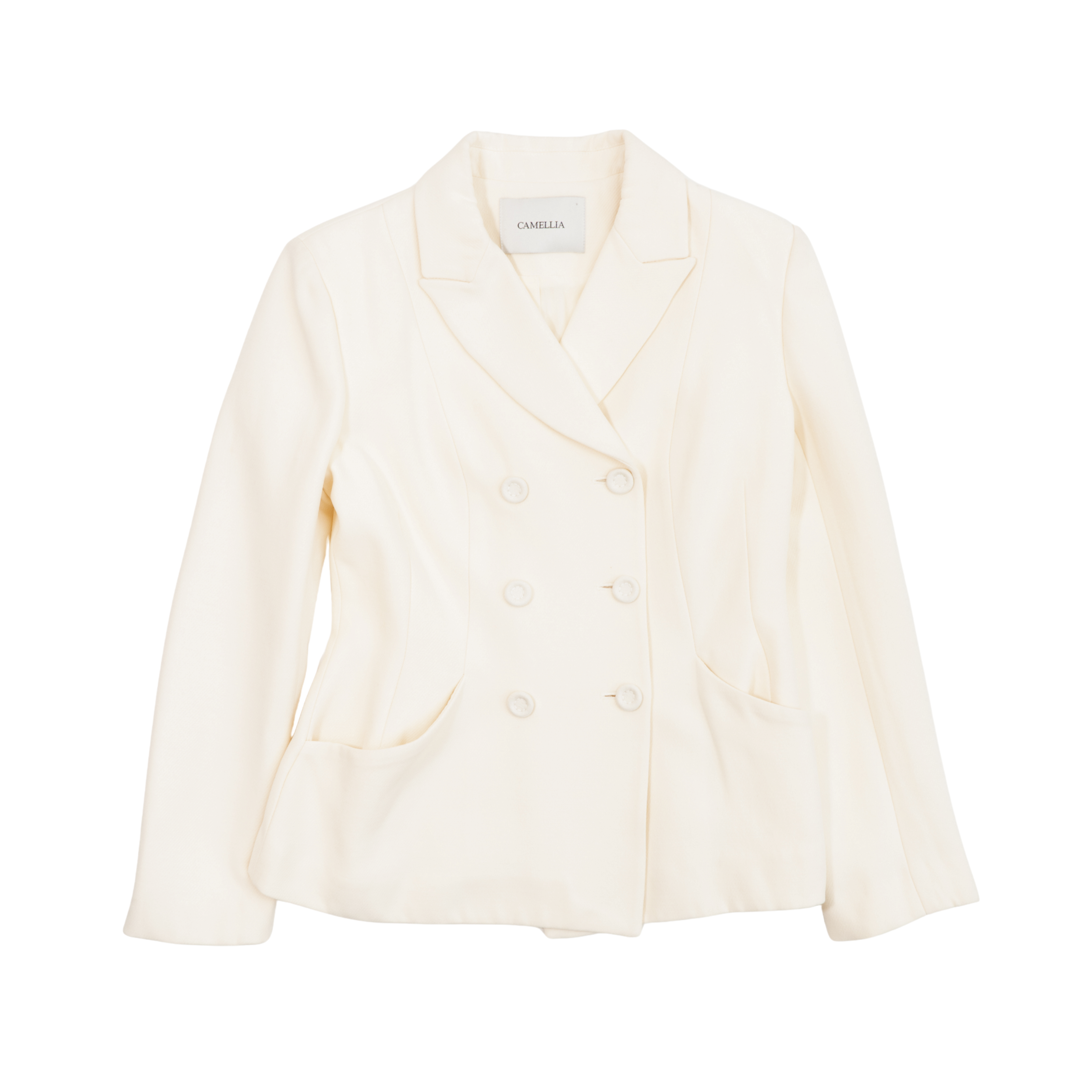 Camellia Fitted Blazer Jacket - Women's S
