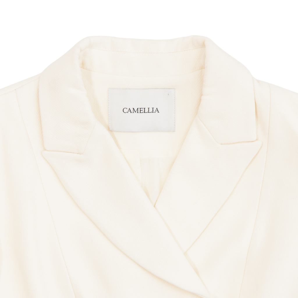 Camellia Fitted Blazer Jacket - Women's S