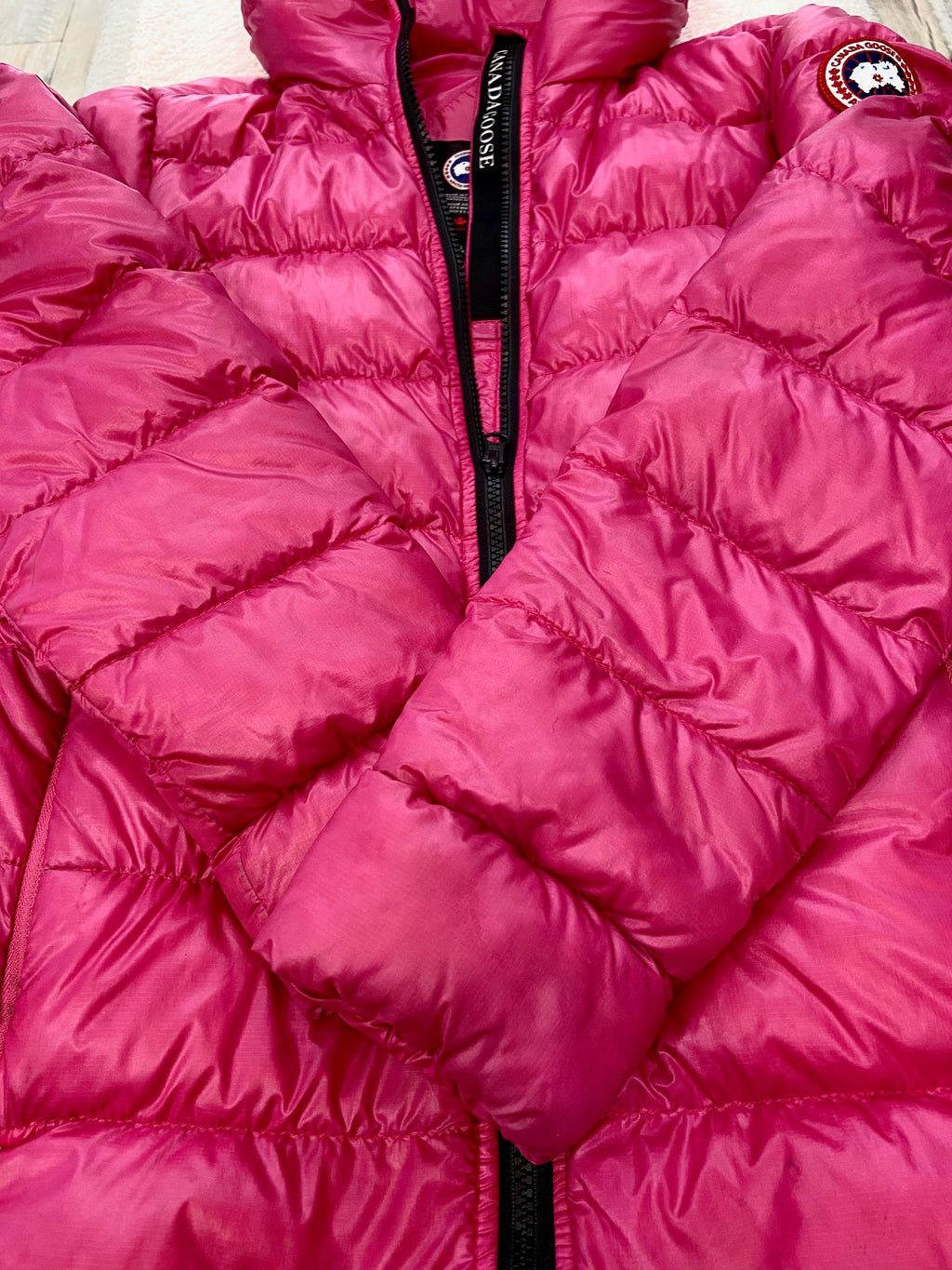 CANADA GOOSE RASPBERRY PINK GIRLS COAT
