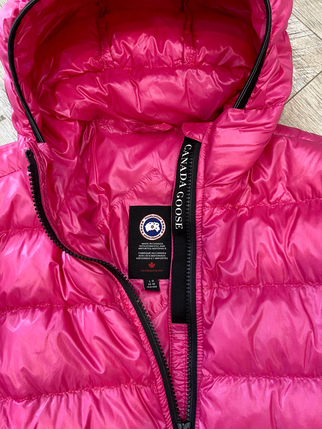 CANADA GOOSE RASPBERRY PINK GIRLS COAT