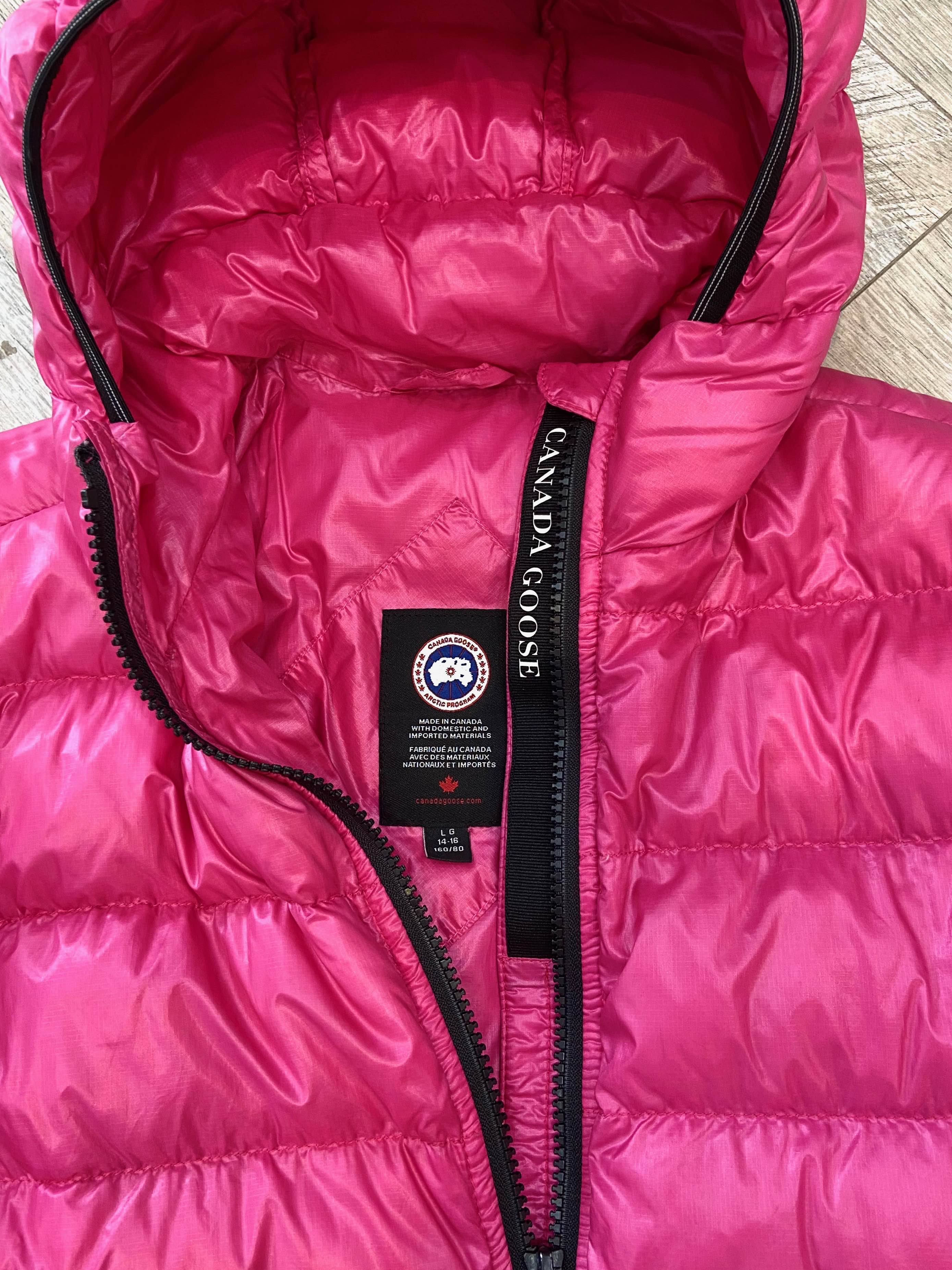 CANADA GOOSE RASPBERRY PINK GIRLS COAT