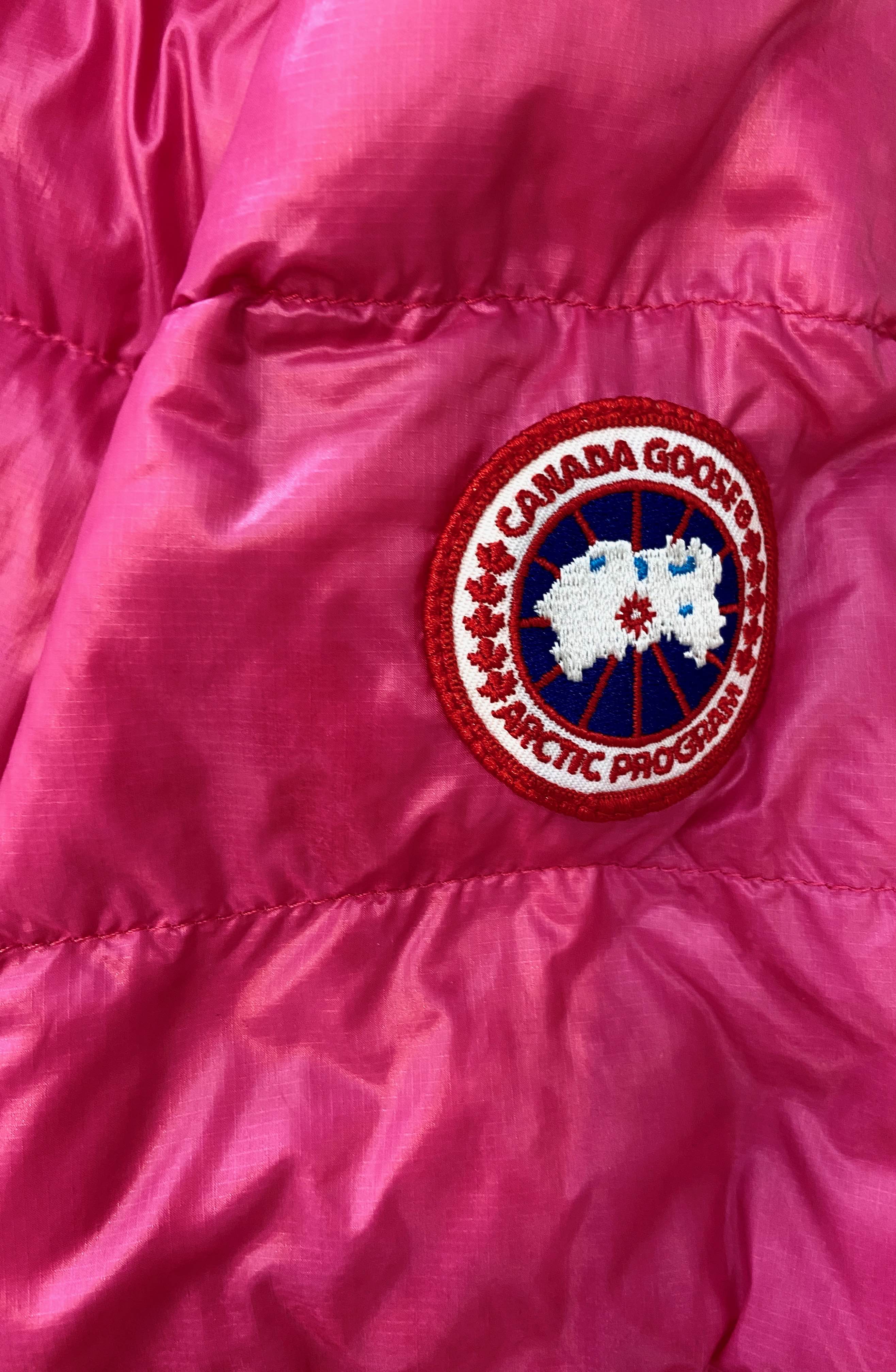 CANADA GOOSE RASPBERRY PINK GIRLS COAT