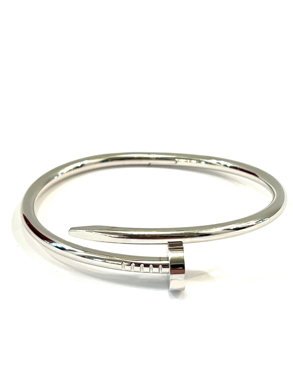CARTIER JUSTE UN CLOU 18K WHITE GOLD BRACELET