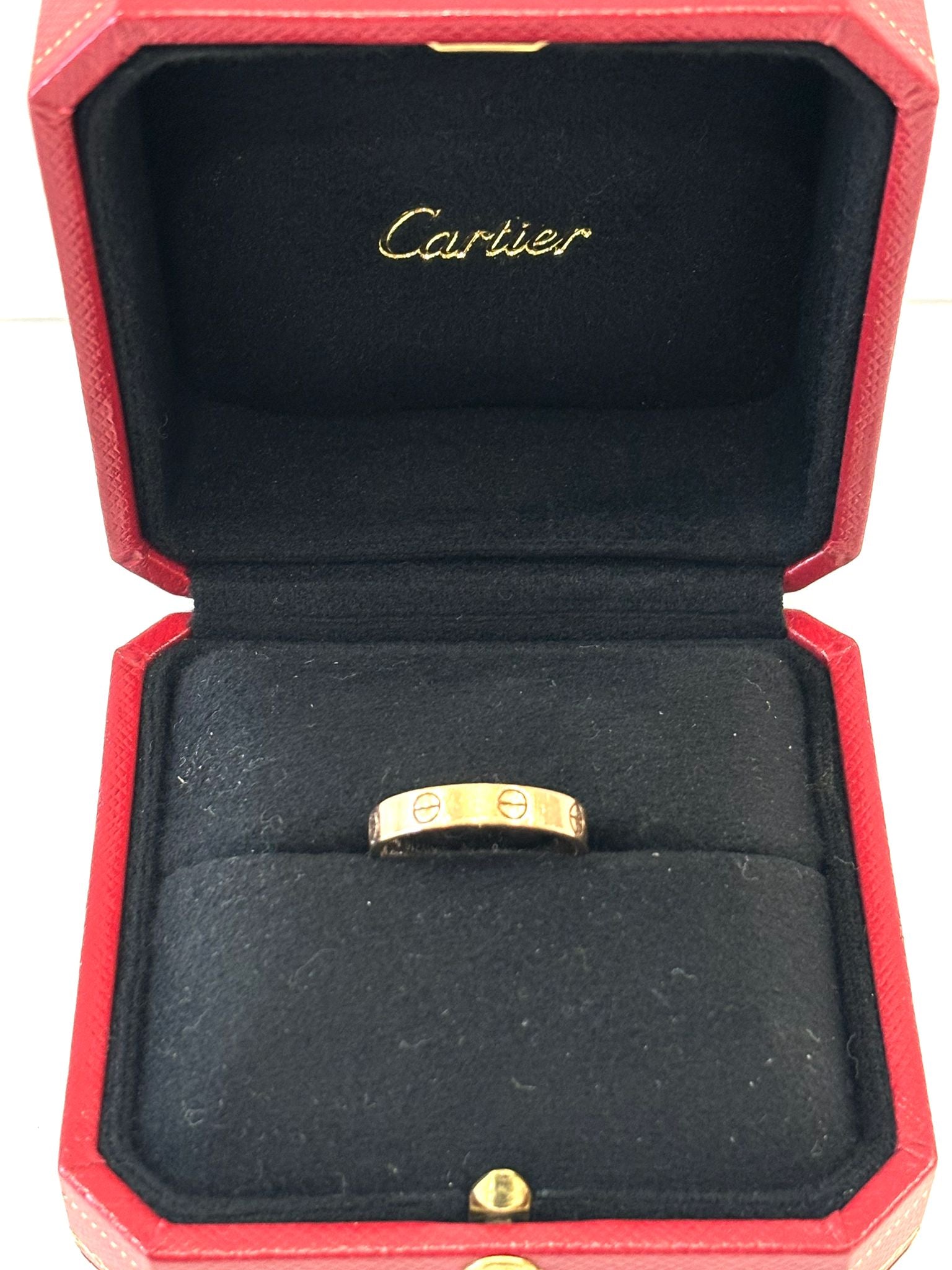CARTIER 18K GOLD LOVE RING