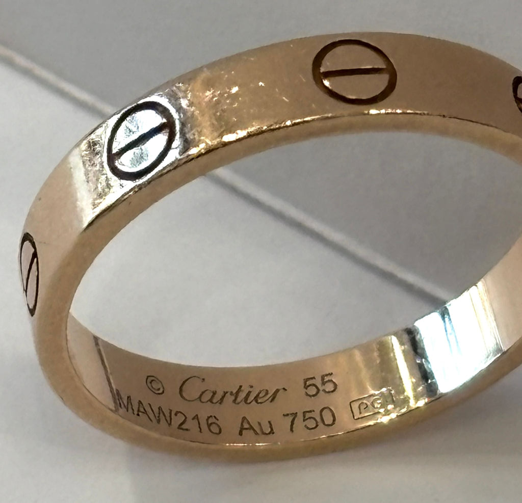 CARTIER 18K GOLD LOVE RING