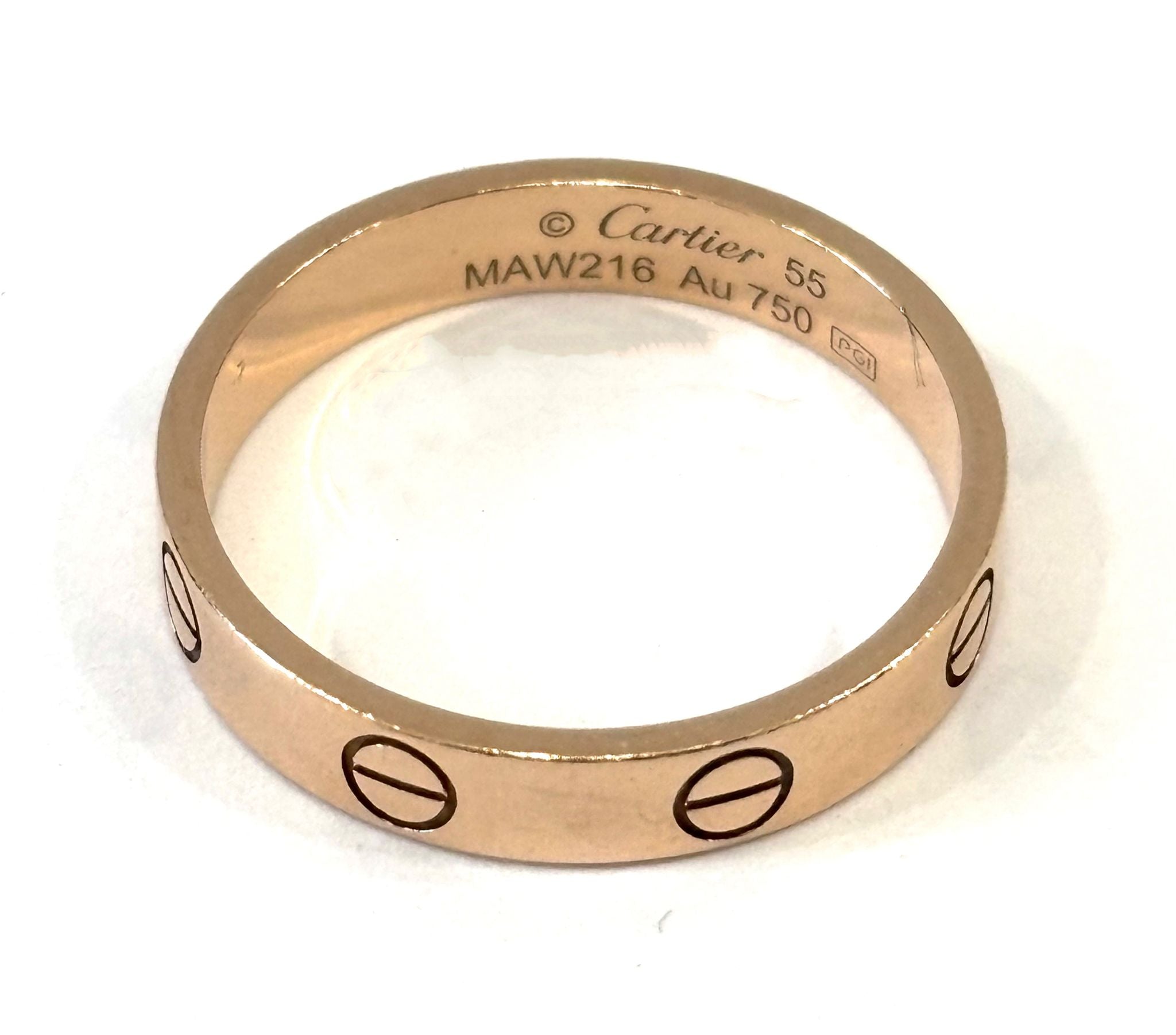 CARTIER 18K GOLD LOVE RING