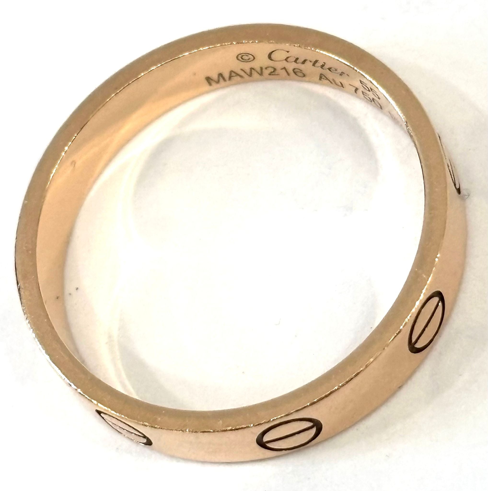 CARTIER 18K GOLD LOVE RING