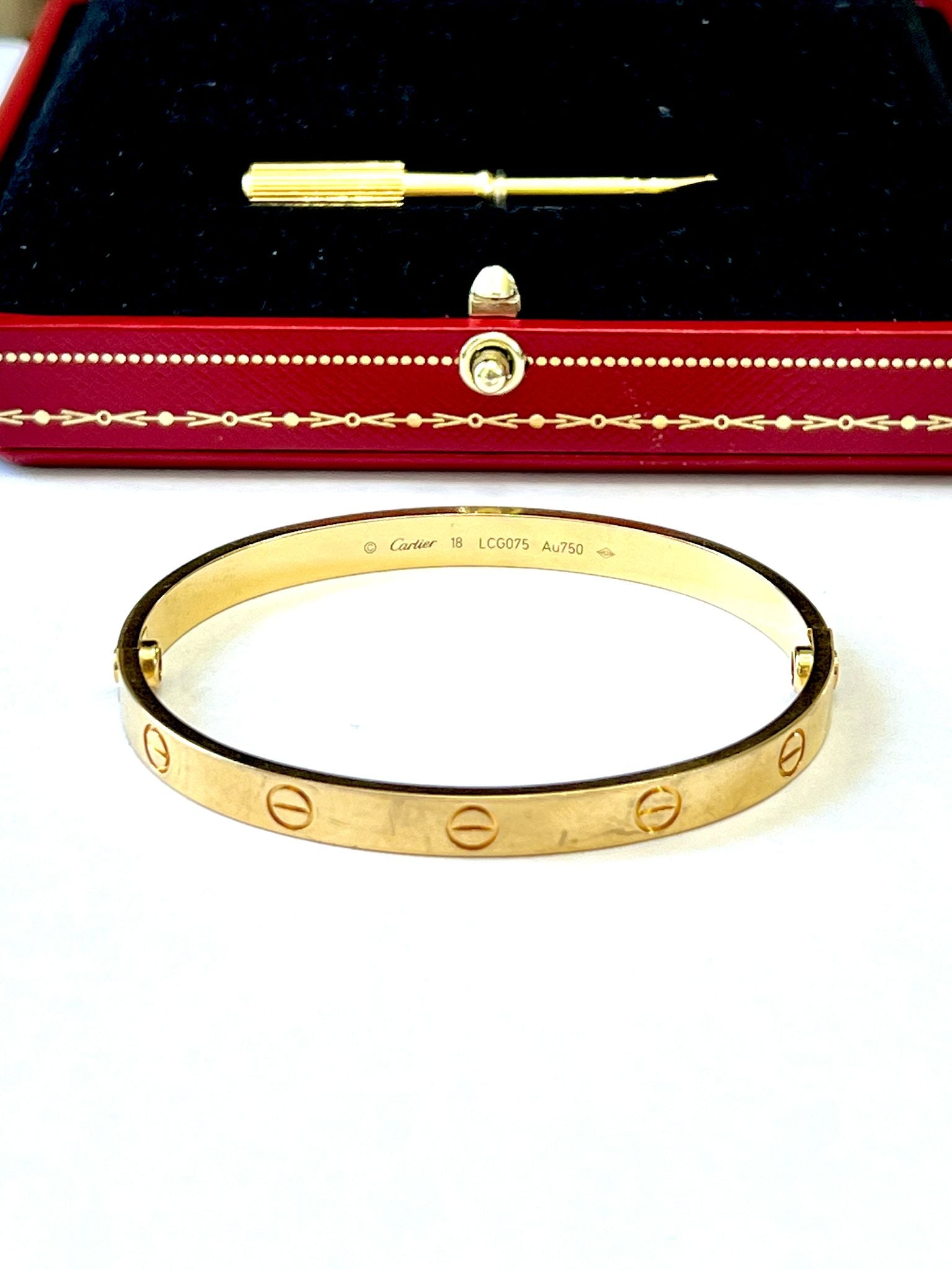 CARTIER LOVE BRACELET 18K GOLD