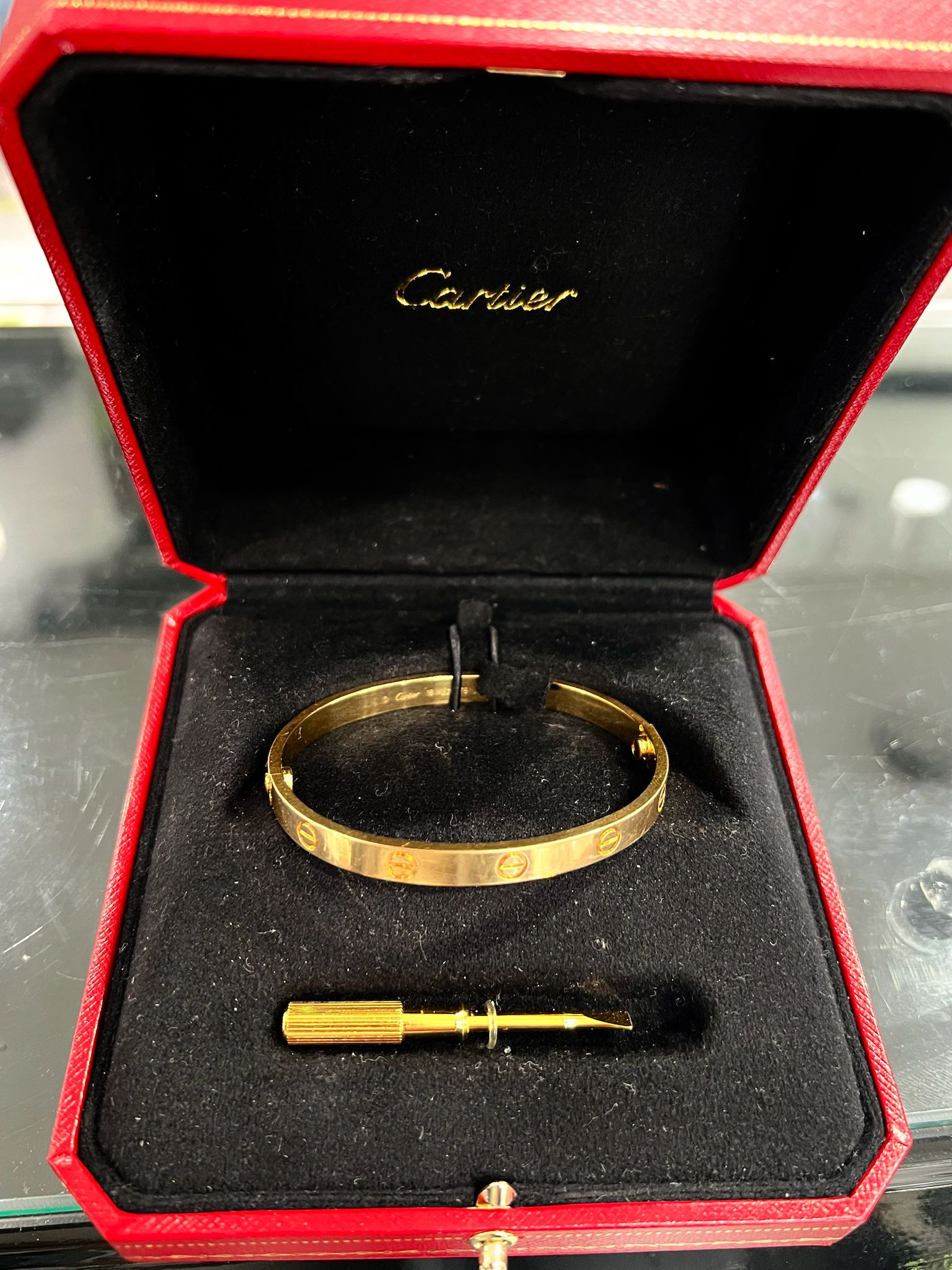 CARTIER LOVE BRACELET 18K GOLD
