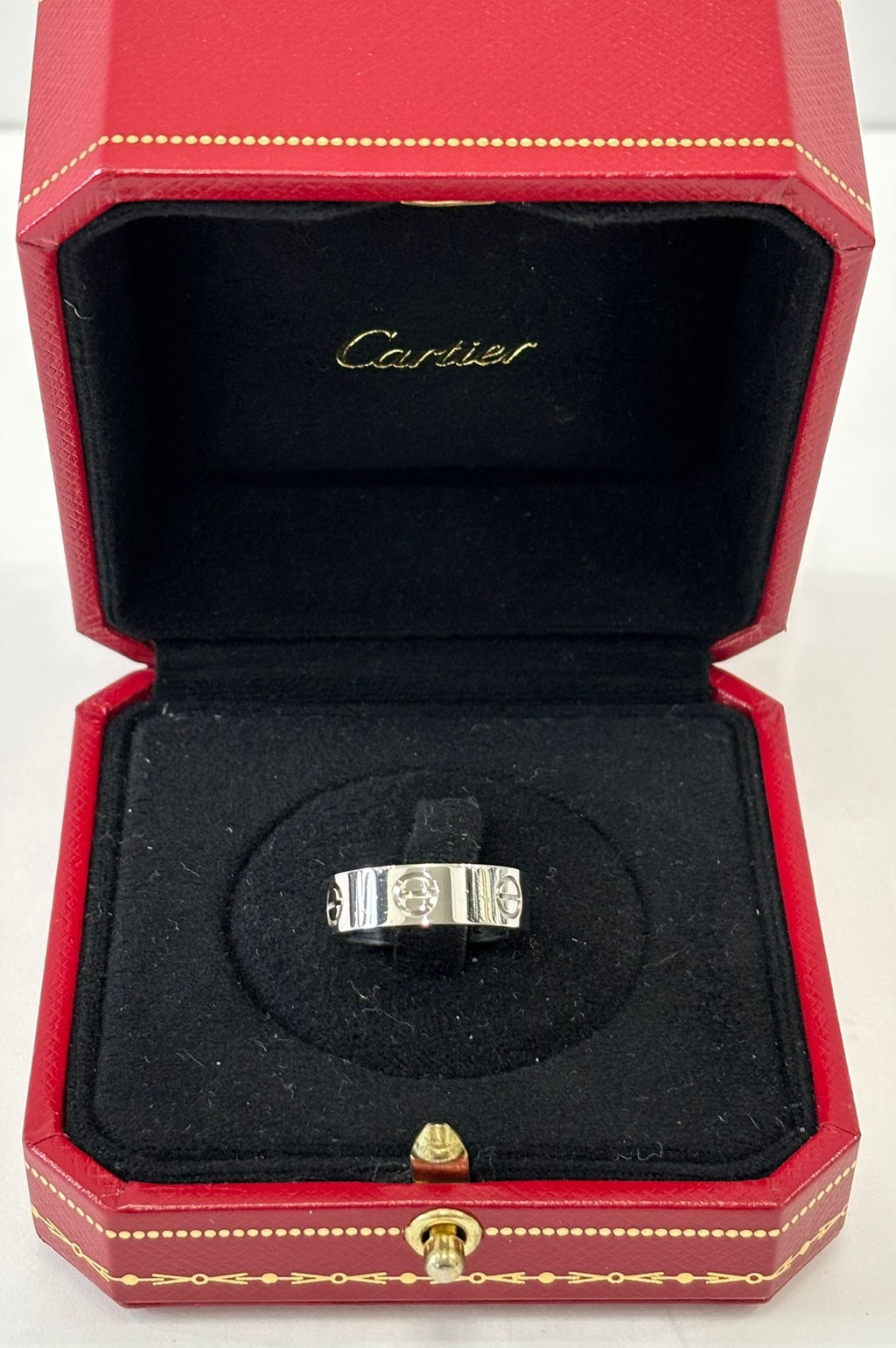 CARTIER 18K WHITE GOLD 5.5MM LOVE RING