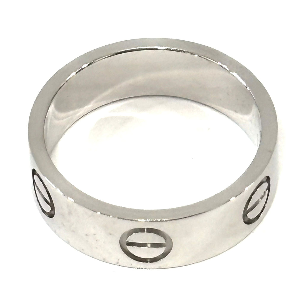 CARTIER 18K WHITE GOLD 5.5MM LOVE RING