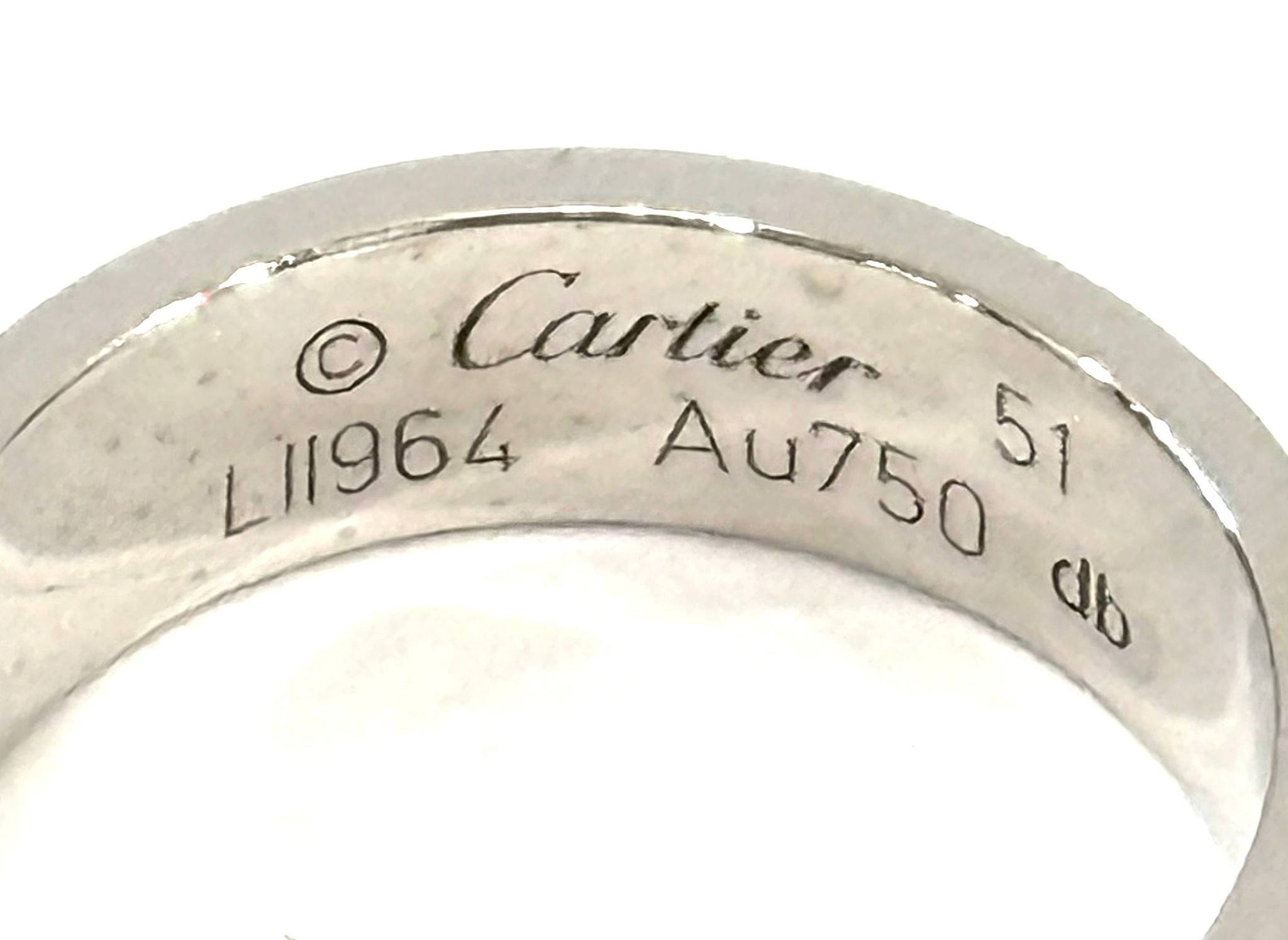 CARTIER 18K WHITE GOLD 5.5MM LOVE RING