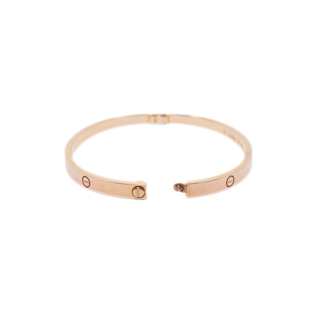 Cartier 18k Rose Gold 'Love' Bracelet - 16