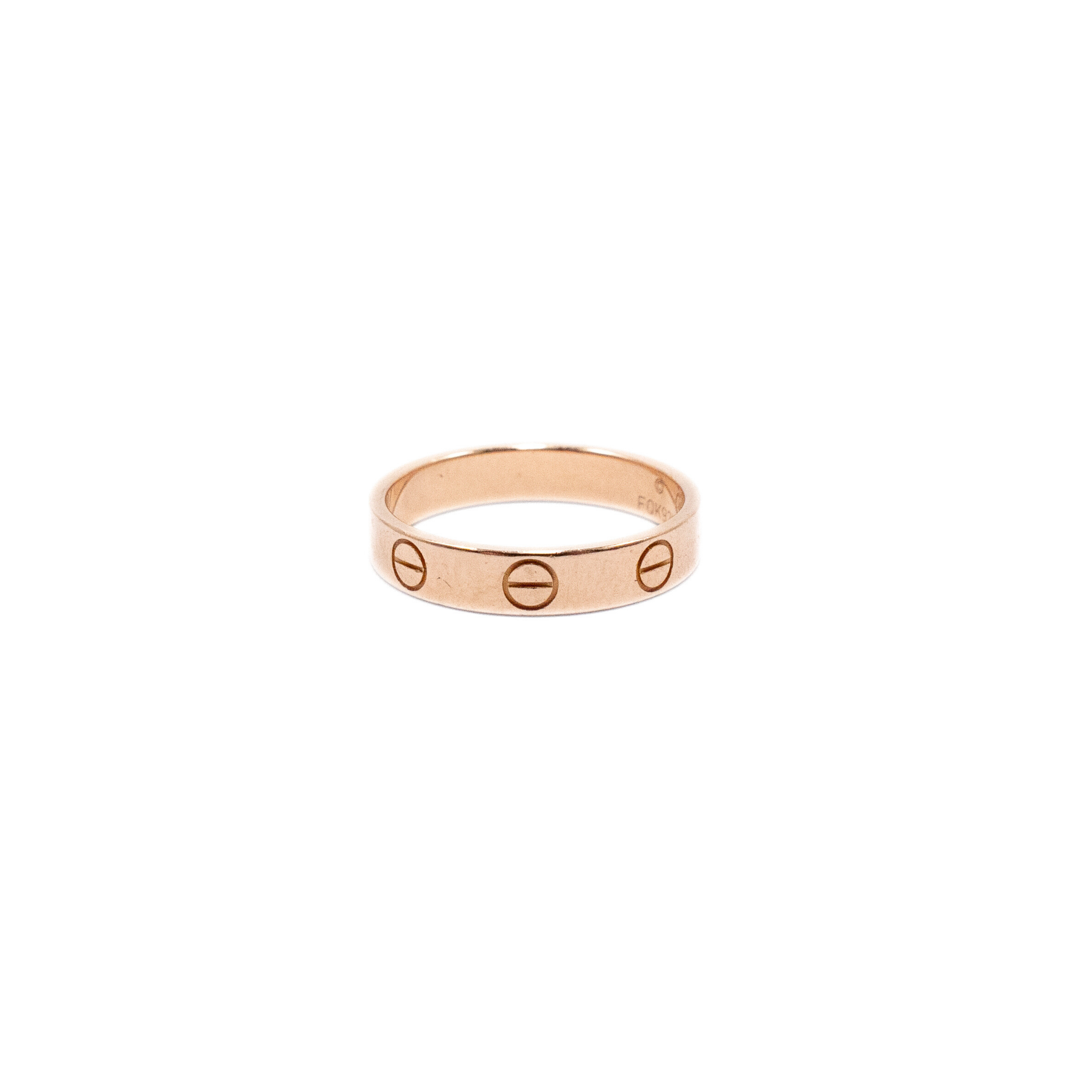 Cartier 18k Rose Gold 'Love' Ring - 51