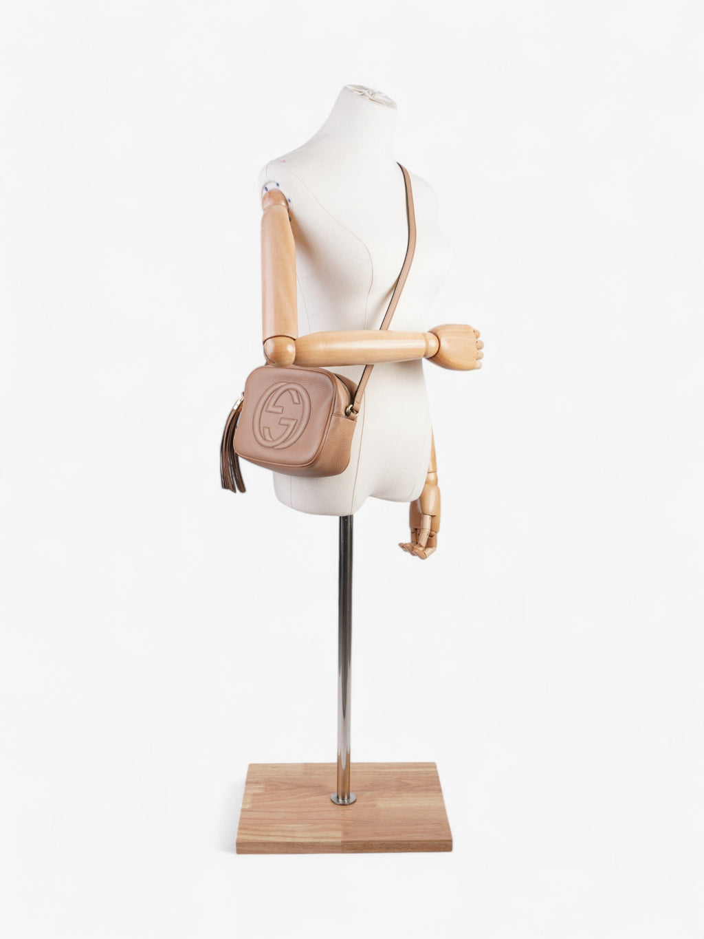 Gucci Soho Disco Bag Beige Leather Small