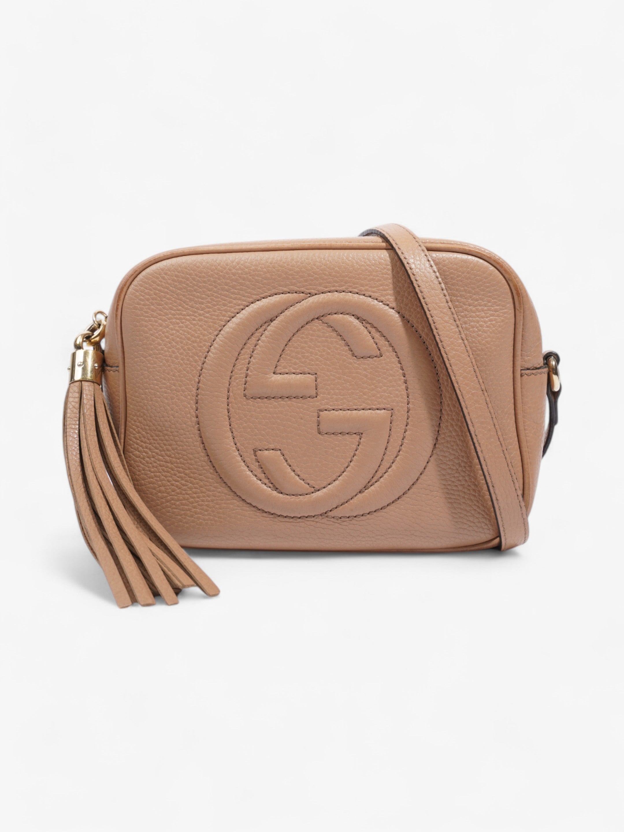 Gucci Soho Disco Bag Beige Leather Small