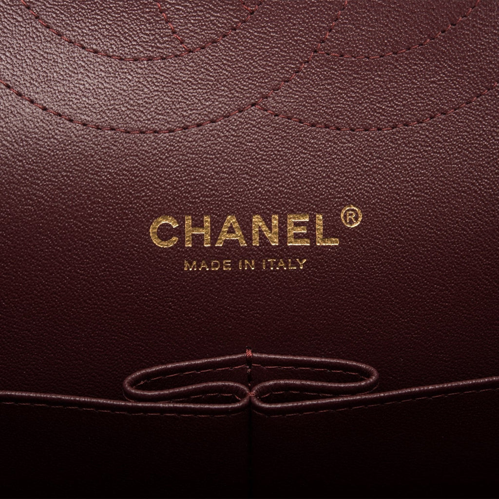 Chanel Black Quilted Caviar Jumbo Classic Double Flap Bag Gold Hardware