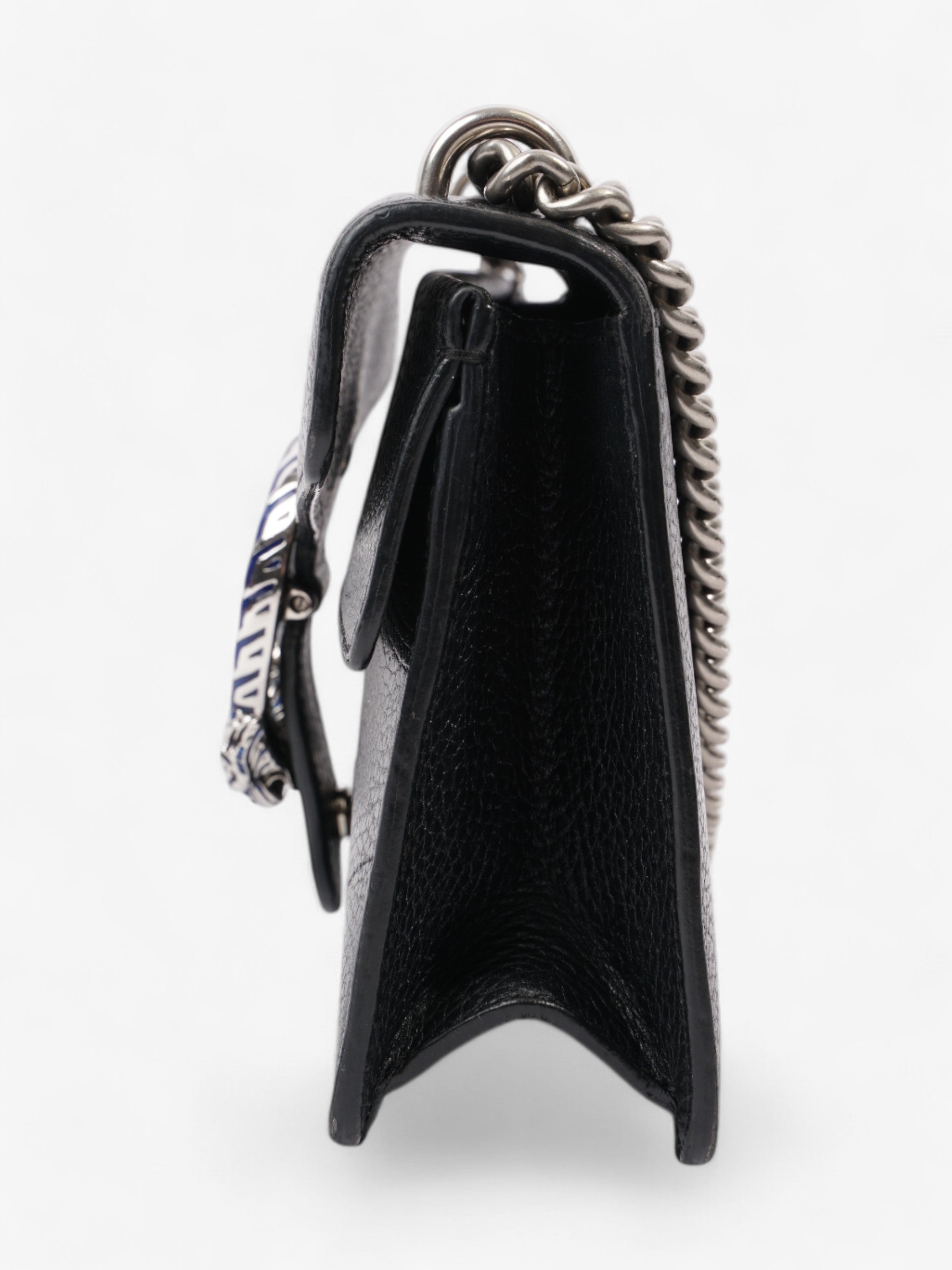 Gucci Dionysus Black / Blue Calfskin Leather Small