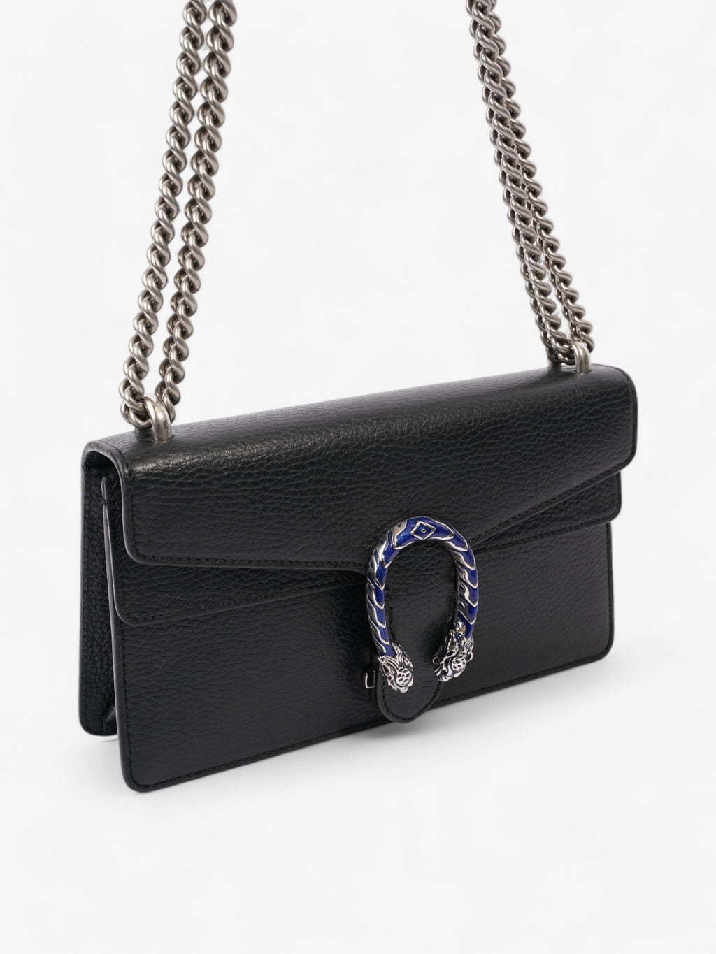Gucci Dionysus Black / Blue Calfskin Leather Small