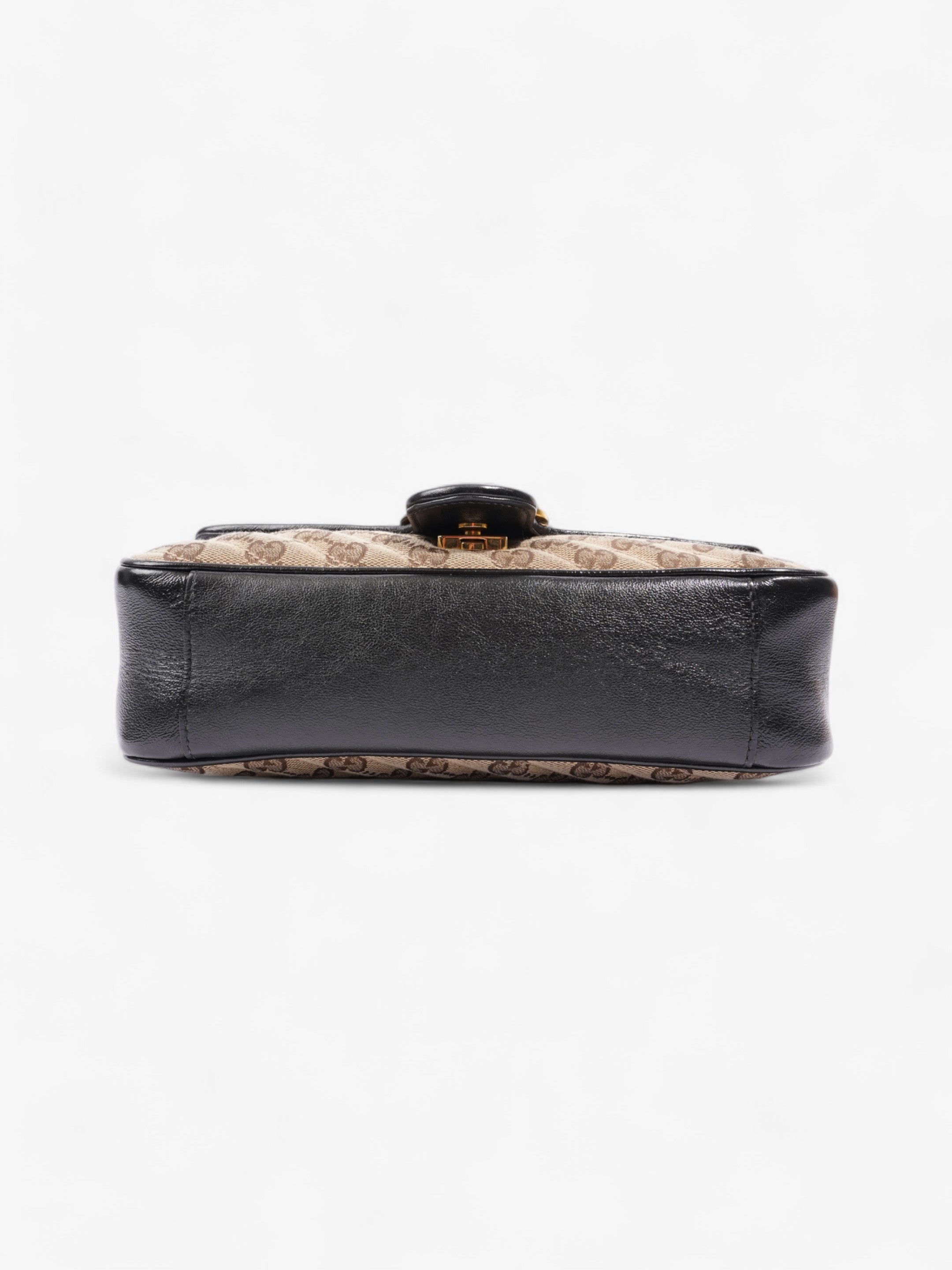 Gucci Marmont Black / Monogram Canvas Small