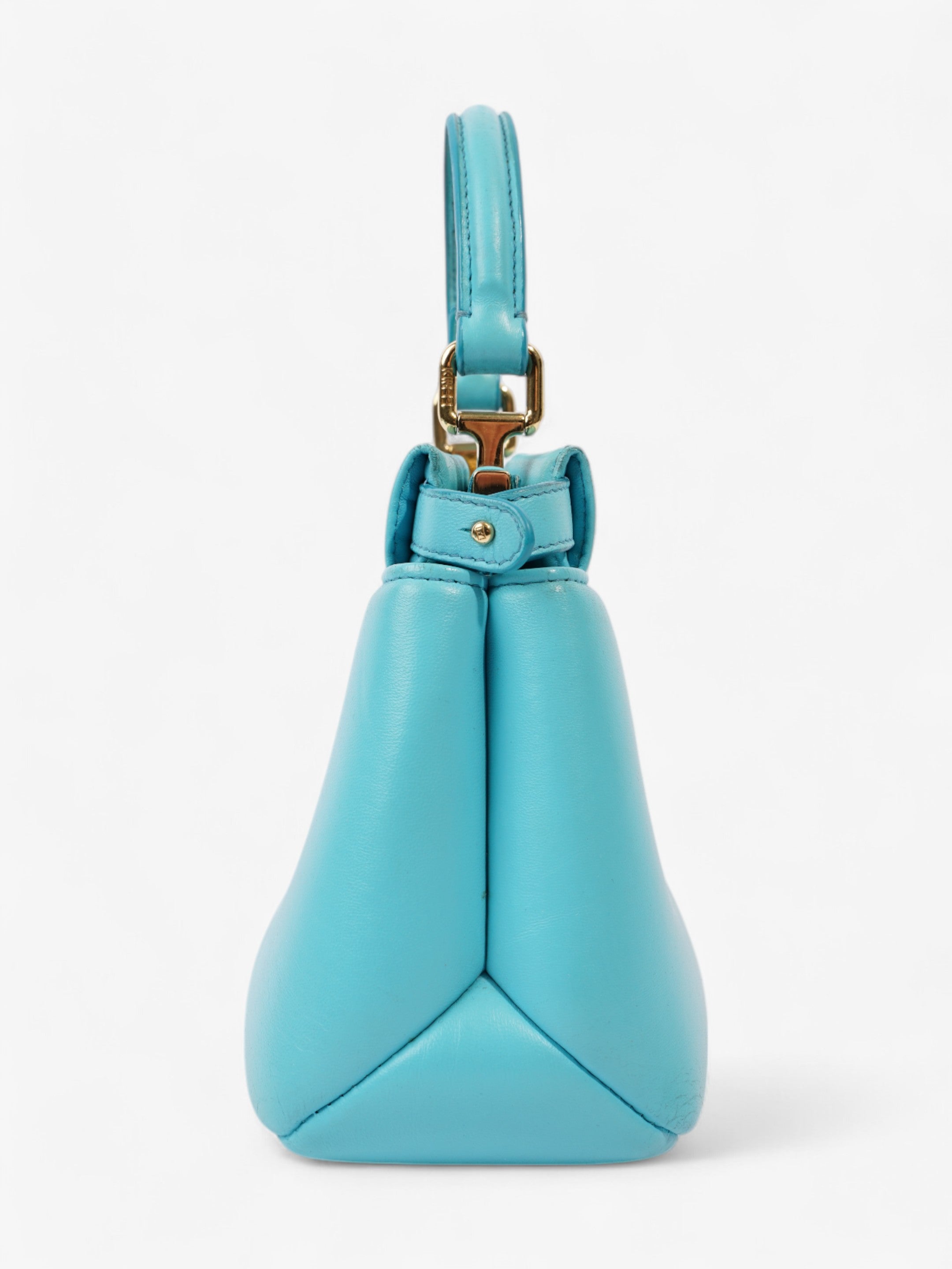 Fendi Peekaboo Light Blue  Nappa Leather