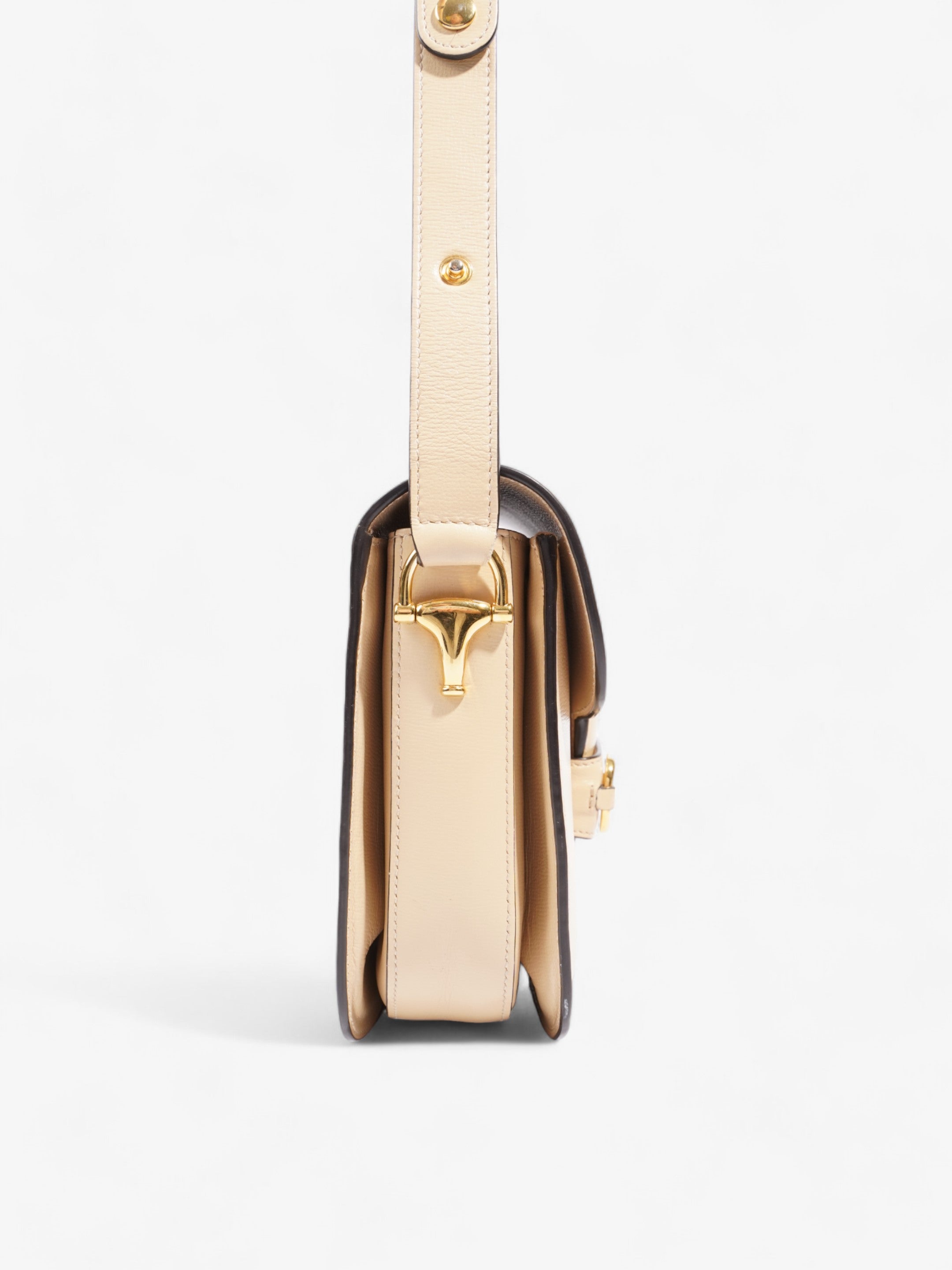 Gucci Horsebit 1955 Beige Leather