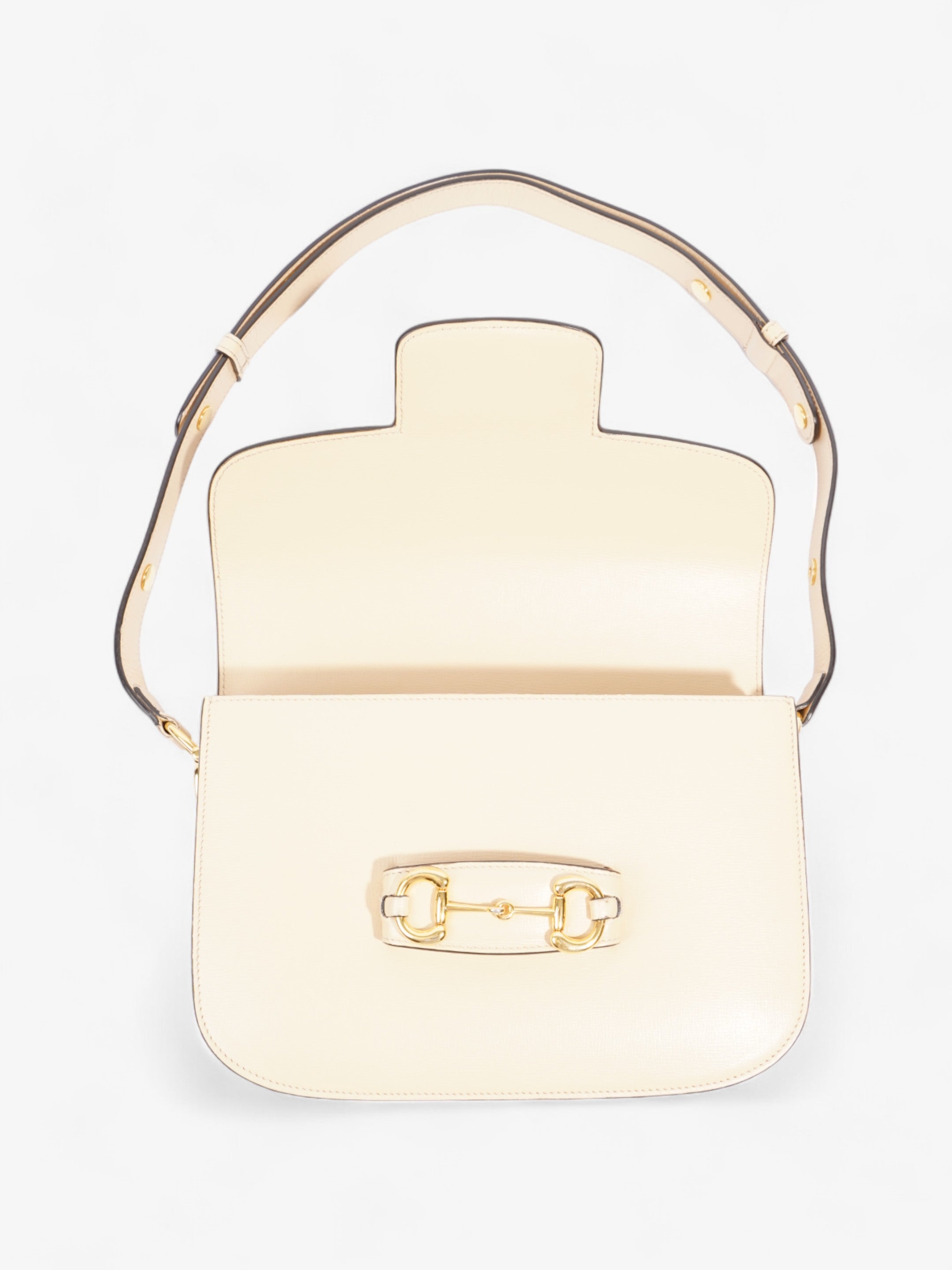 Gucci Horsebit 1955 Beige Leather