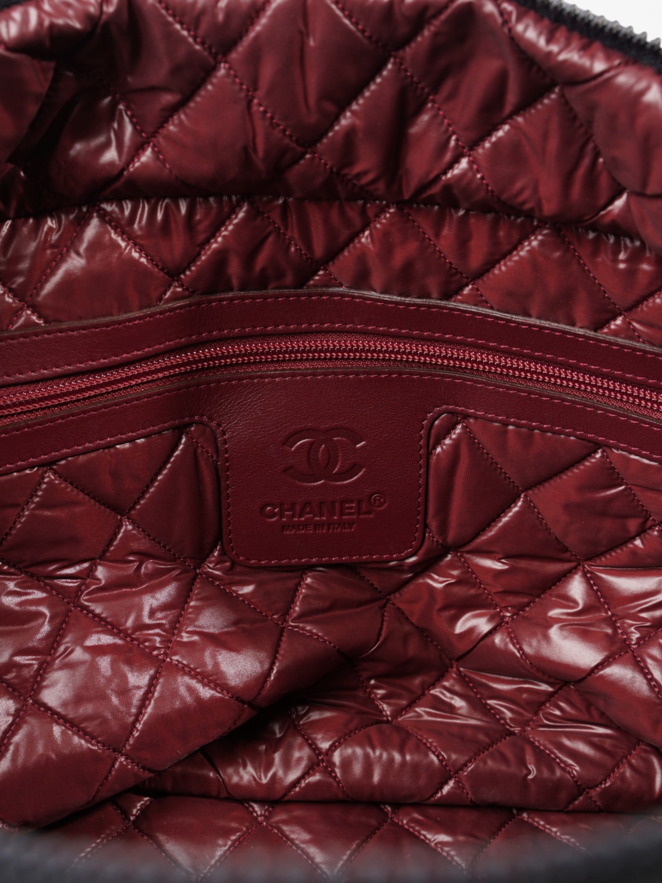 Chanel Cocoon Tote Black Nylon
