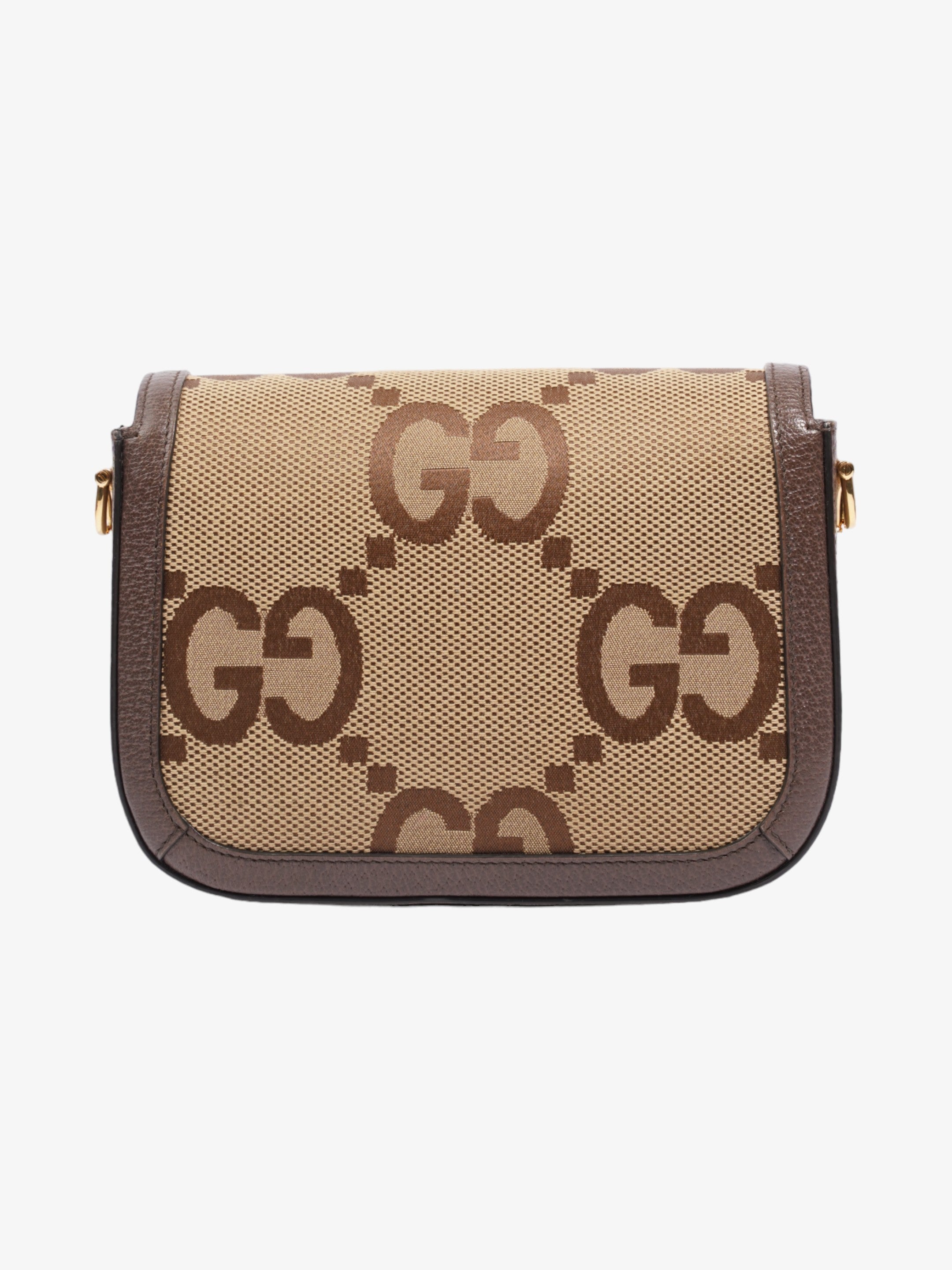 Gucci  Horsebit 1955 Beige And Jumbo Jumbo GG Canvas Mini