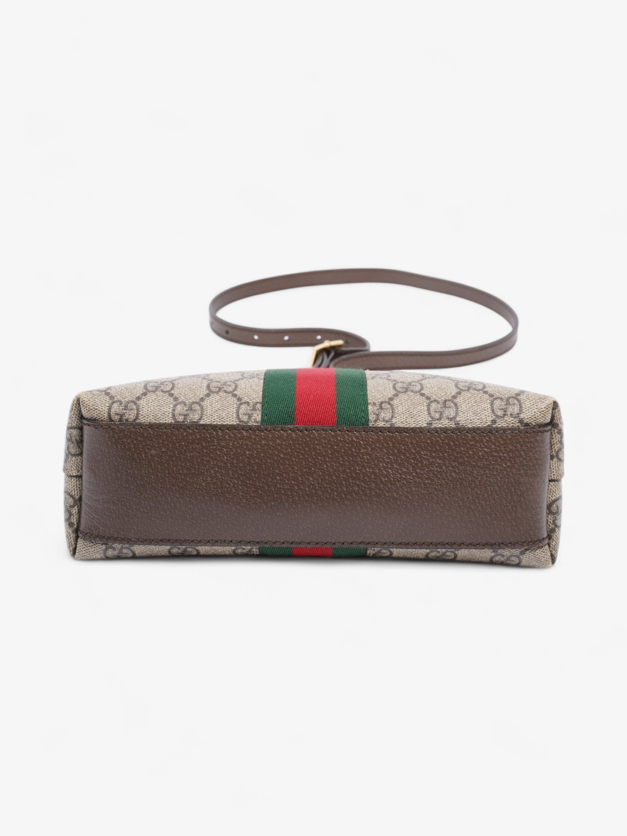 Gucci Ophidia Shoulder Bag Supreme / Green / Red Coated Canvas Small
