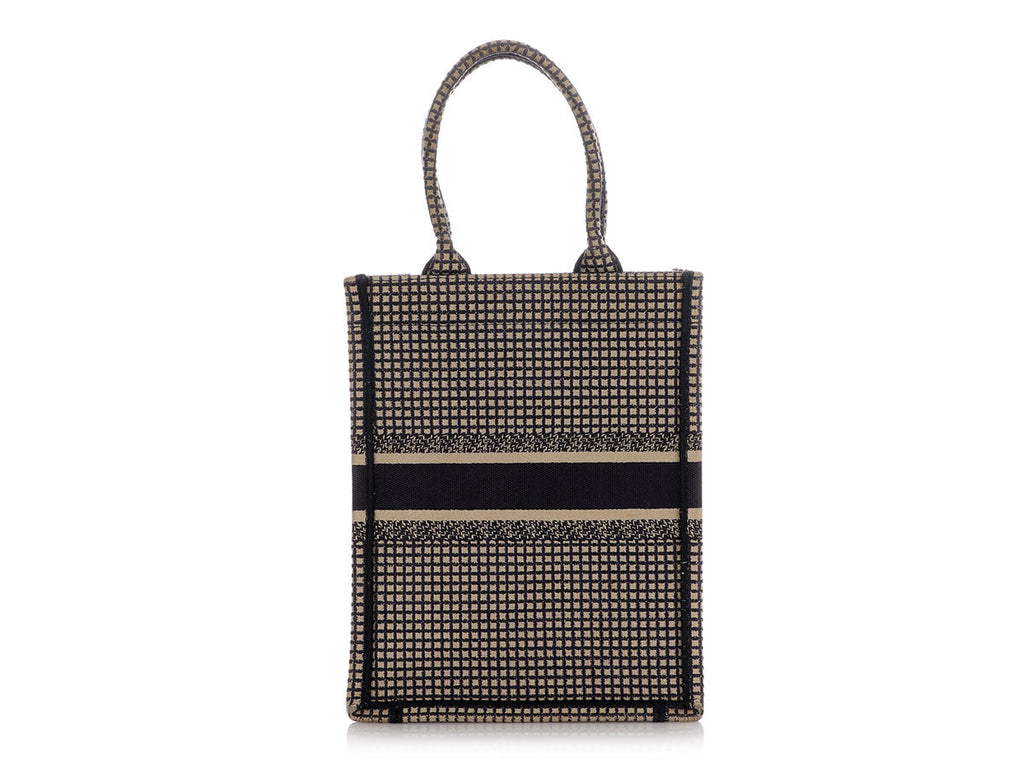 Dior Blue Embroidered La Mort Tarot Vertical Book Tote