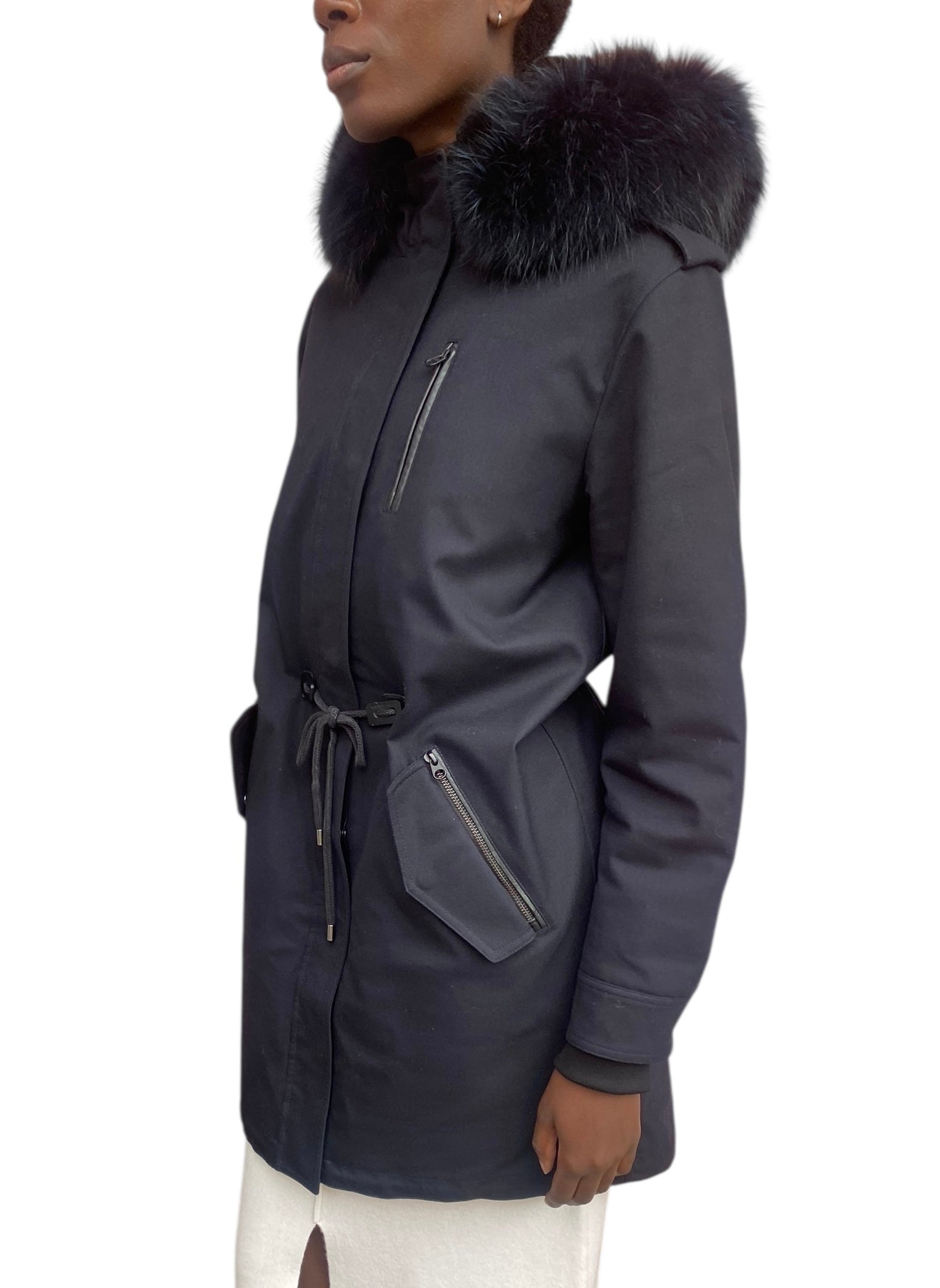 Mackage Black Rena Long Parka - S