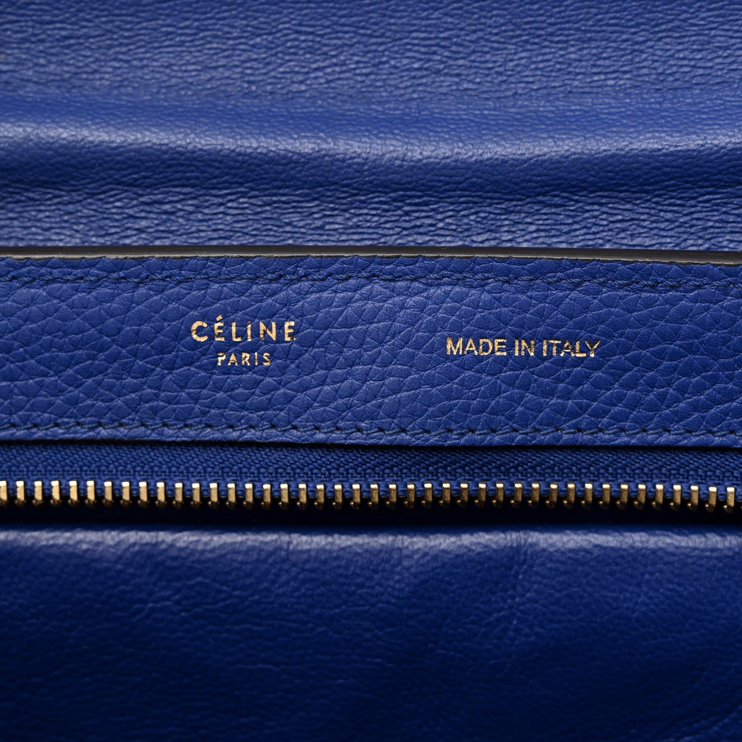 CÉLINE DRUMMED CALFSKIN SUEDE TRAPEZE MEDIUM SHOULDER BAG