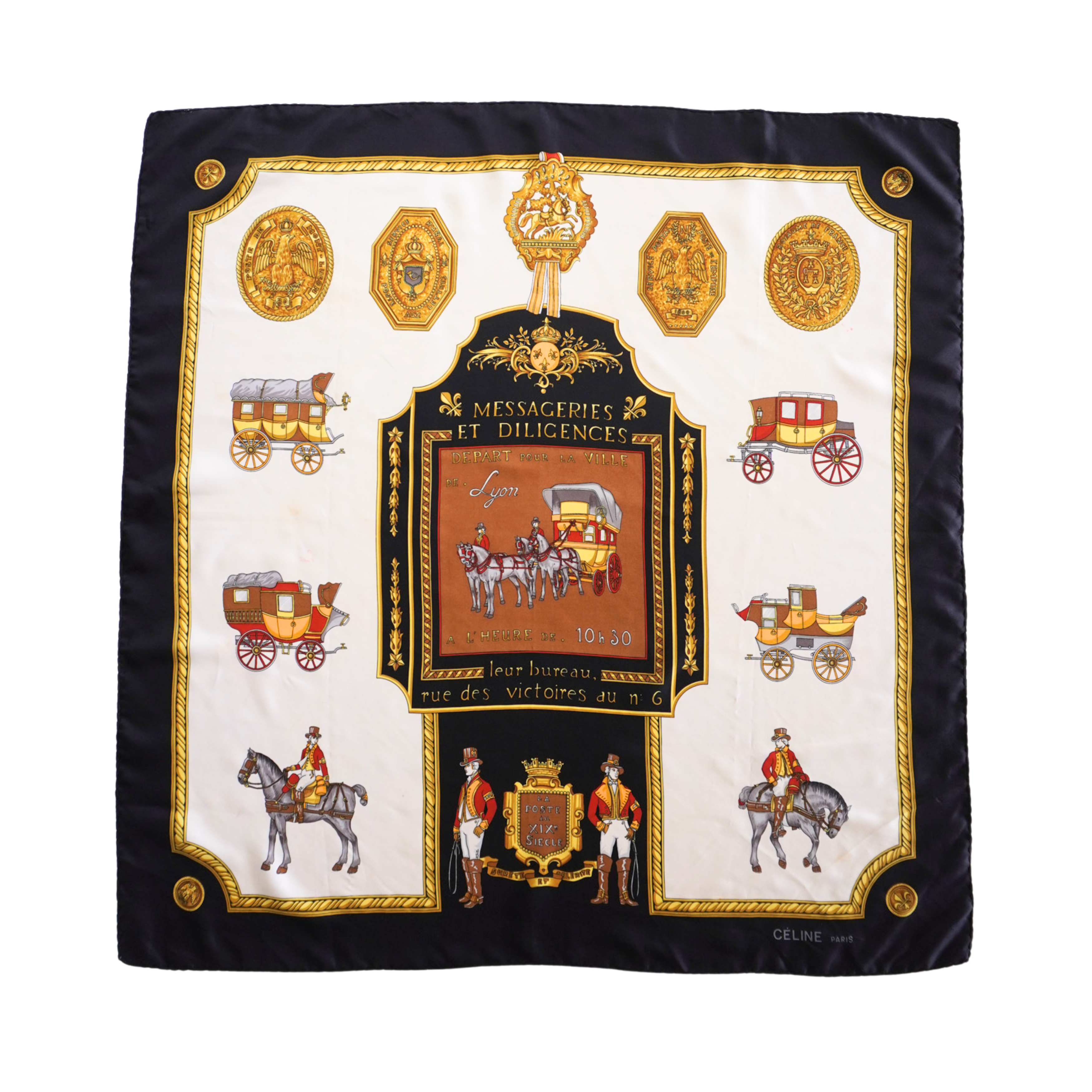 Celine 'Messageries et Diligences' Scarf