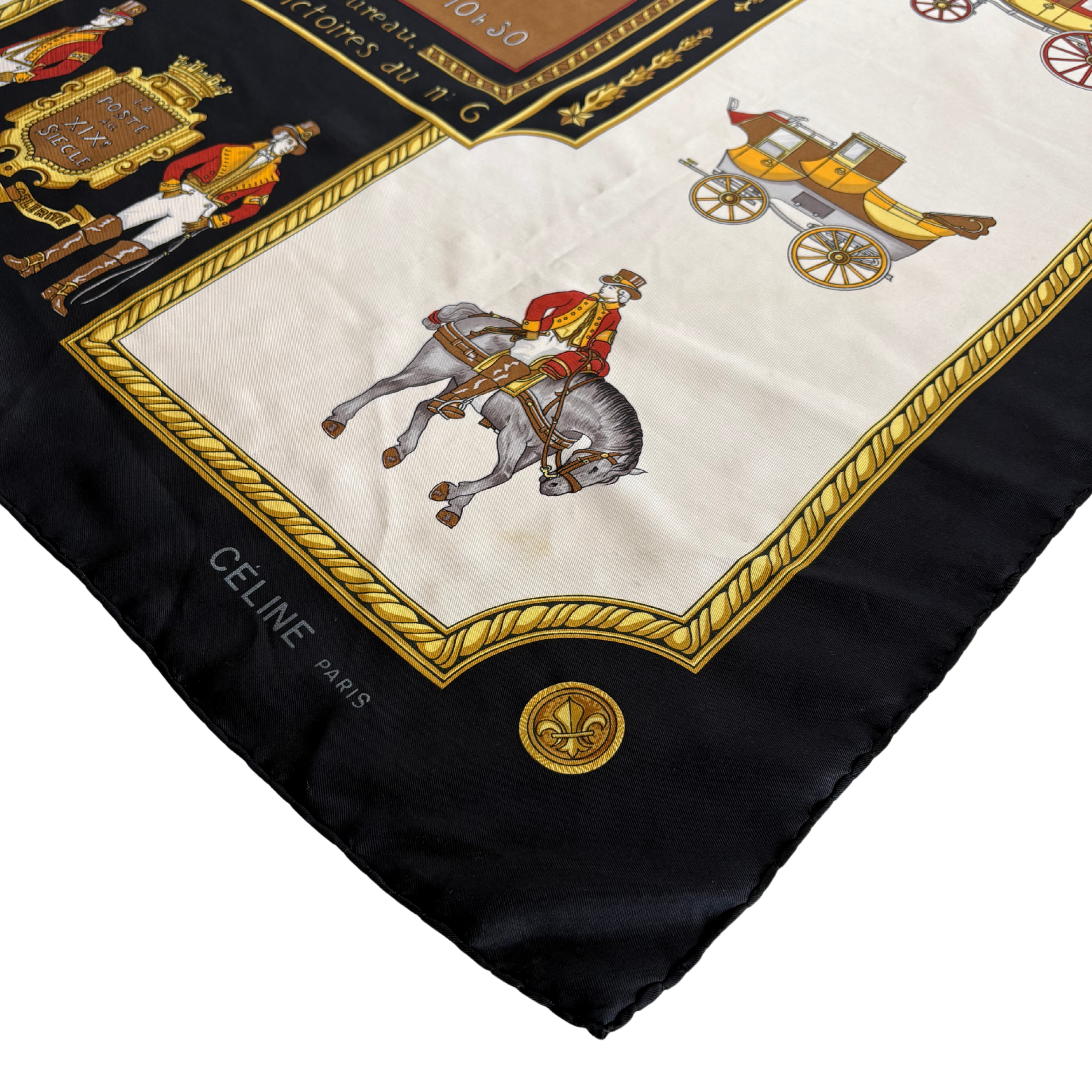 Celine 'Messageries et Diligences' Scarf