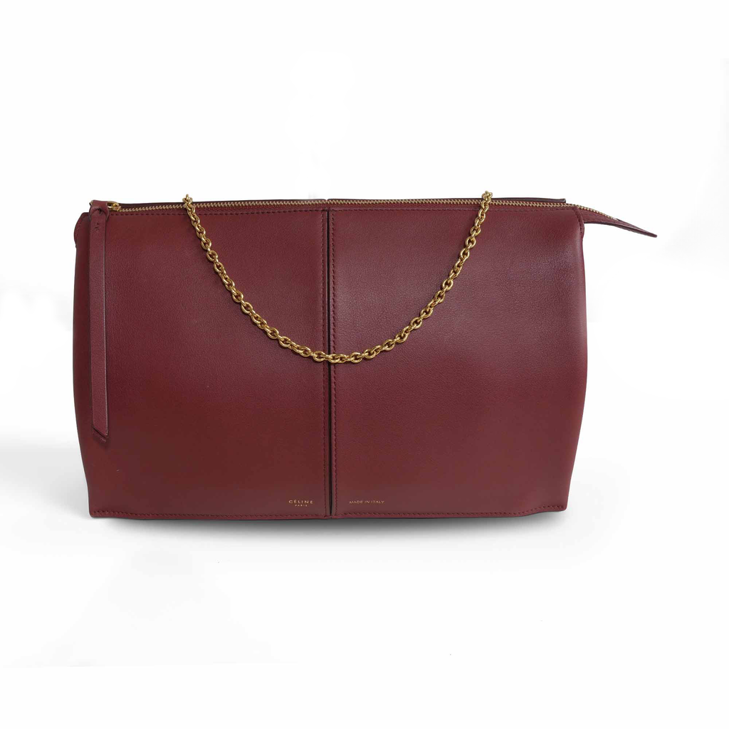 Celine Tri-Fold Clutch on Chain