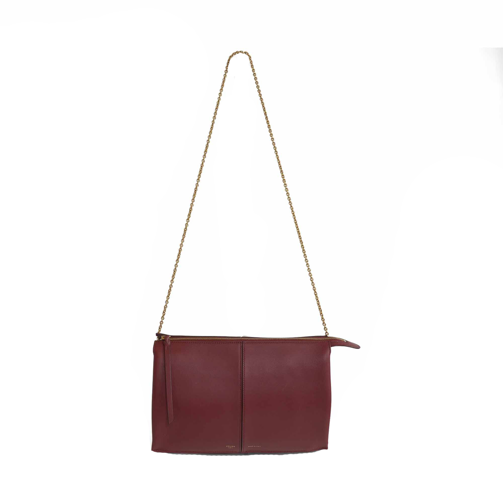 Celine Tri-Fold Clutch on Chain